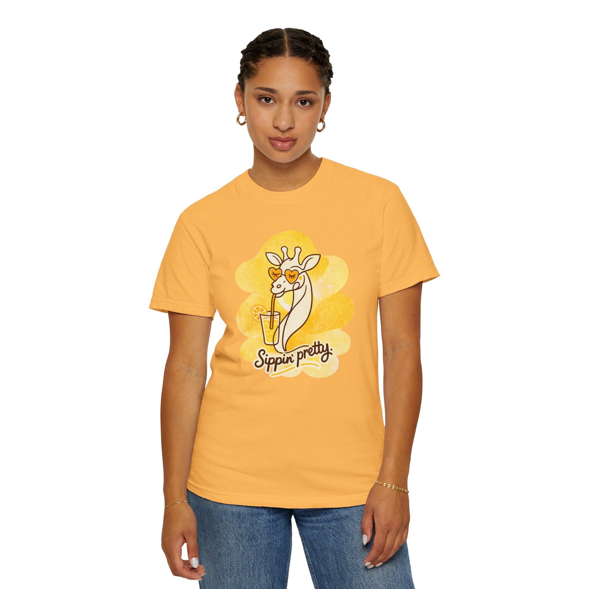 Sippin' Pretty Giraffe T-Shirt