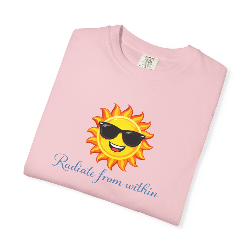 Radiate From Within T-Shirt — Smiling Sun Graphic Tee