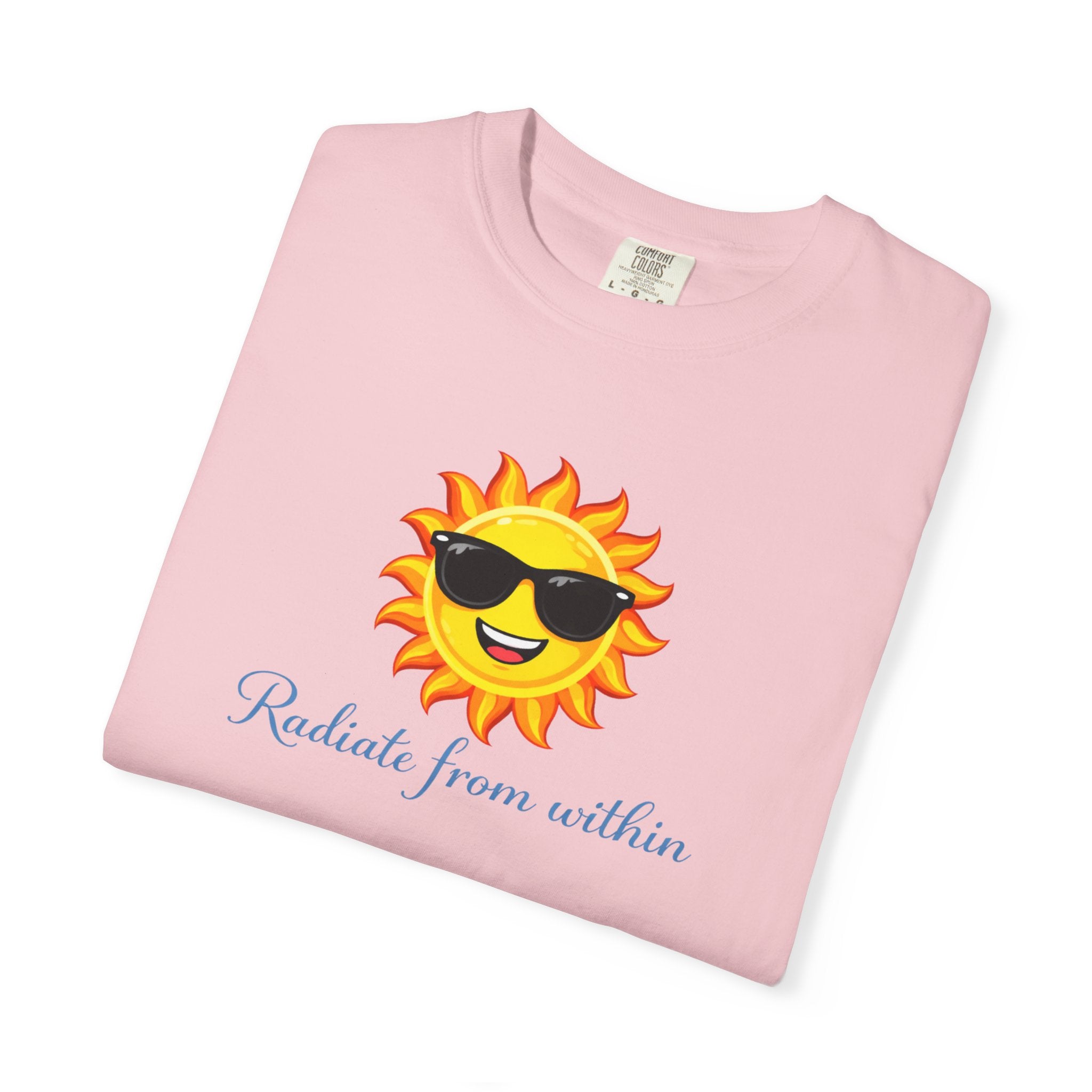 Radiate From Within T-Shirt — Smiling Sun Graphic Tee