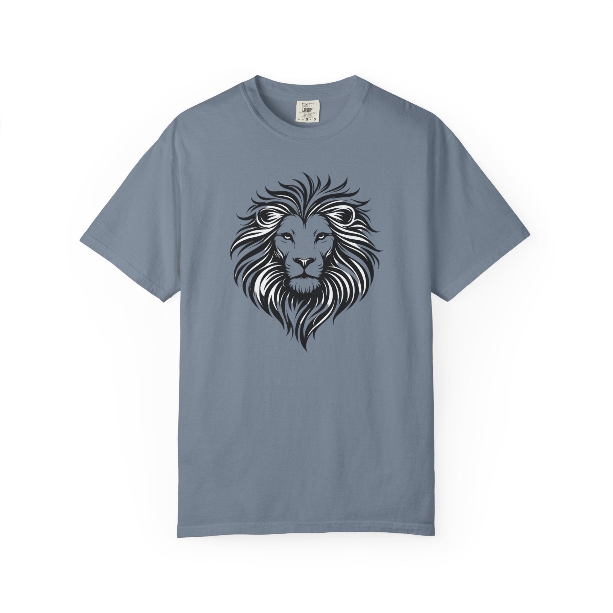 Lion Head Graphic T-Shirt — Bold Tribal Mane Tee for Men & Women