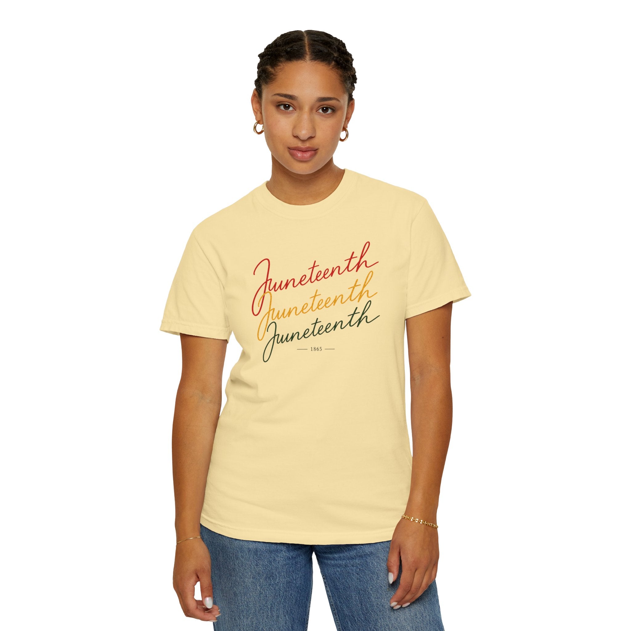 Juneteenth Script T-Shirt — Juneteenth Celebration Tee