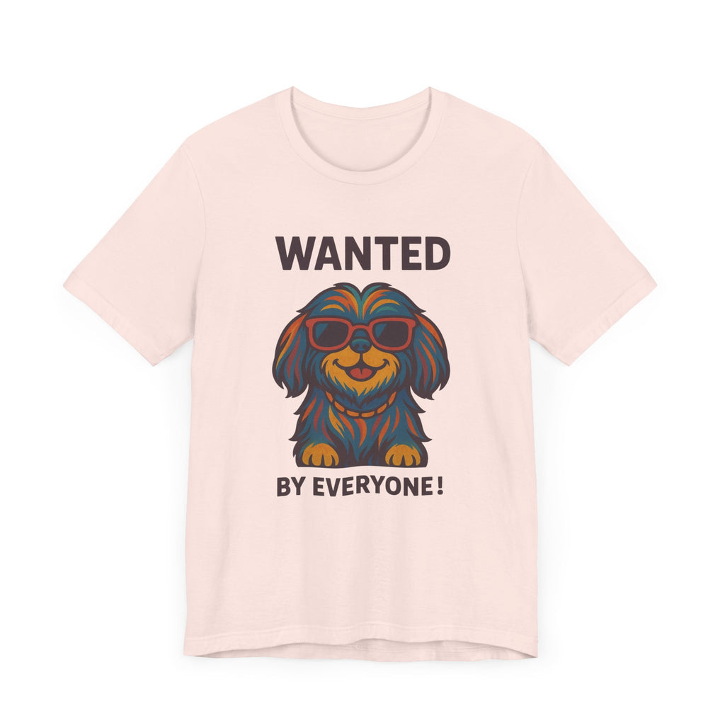 Shitzu with Multicolored Fur and Sunglasses Tee