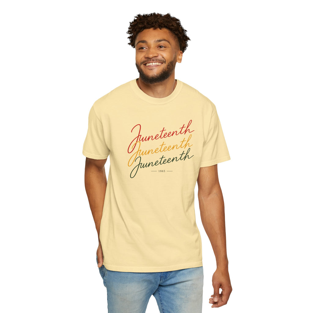Juneteenth Script T-Shirt — Juneteenth Celebration Tee