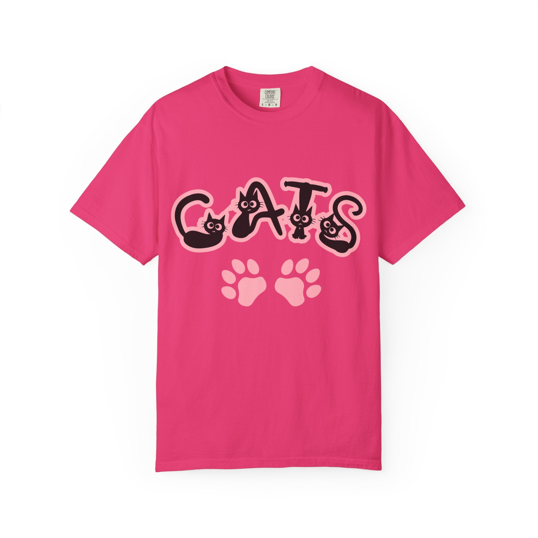 CATS Font Design Tee