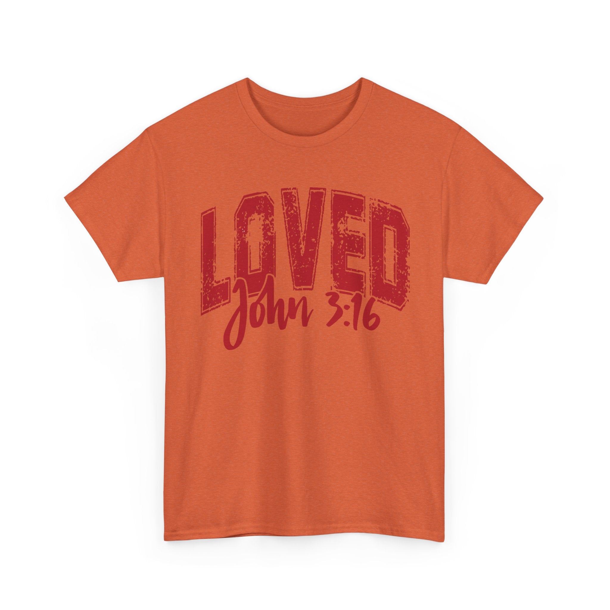 Loved T-Shirt with John 3:16 Scripture Reference
