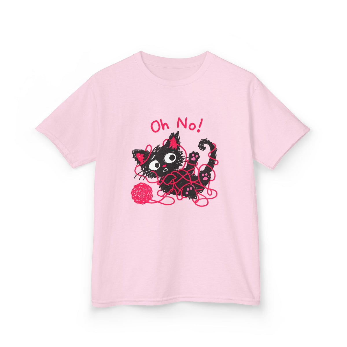 Oh No! Tangled Kitten™ | Kids Graphic Tee