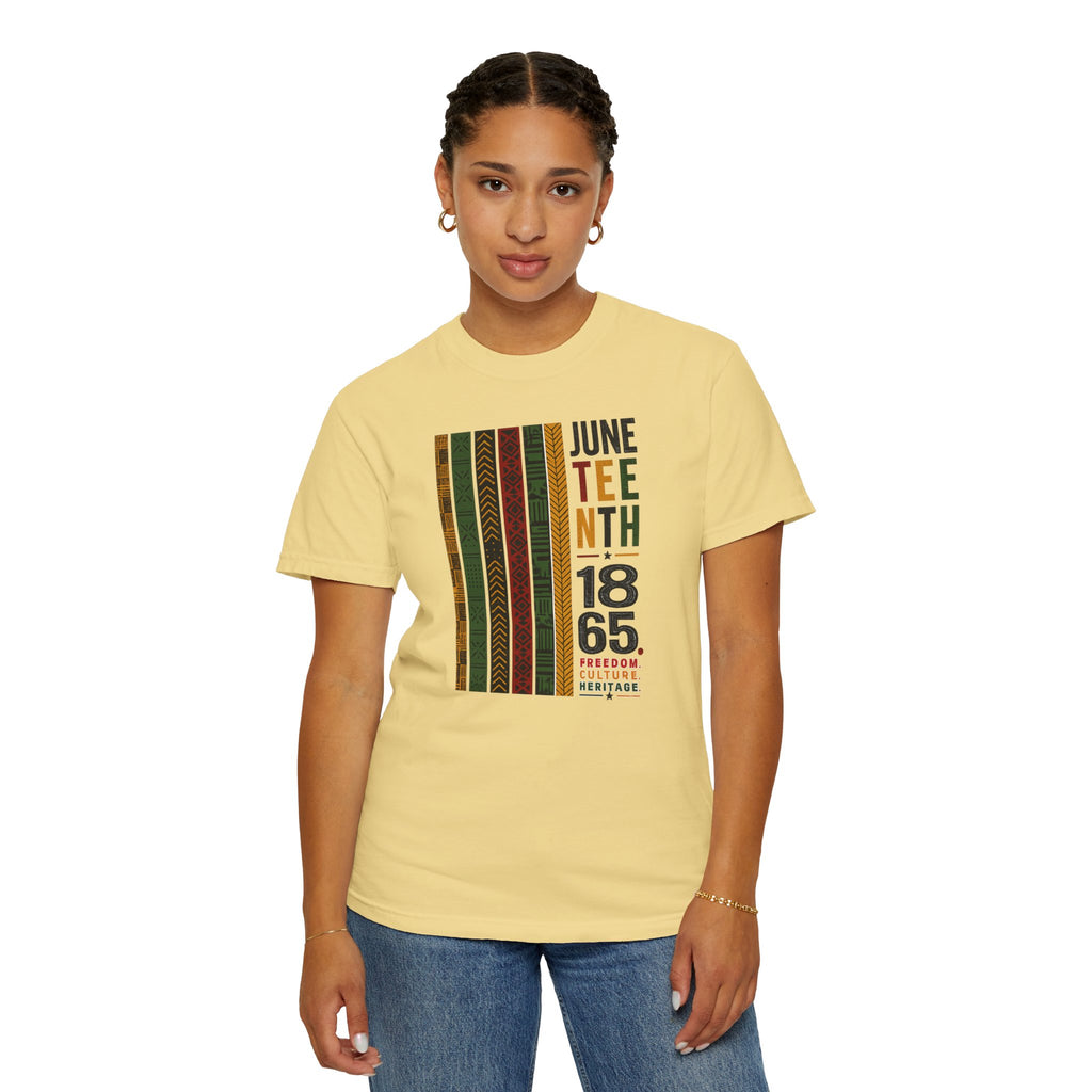 Juneteenth Heritage Stripes Tee