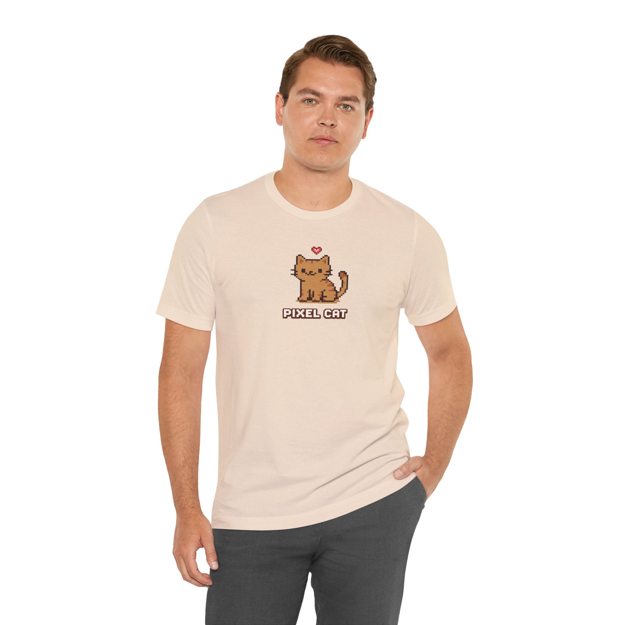 Pixel Cat T‑Shirt — Retro 8‑Bit Kitty Graphic Tee
