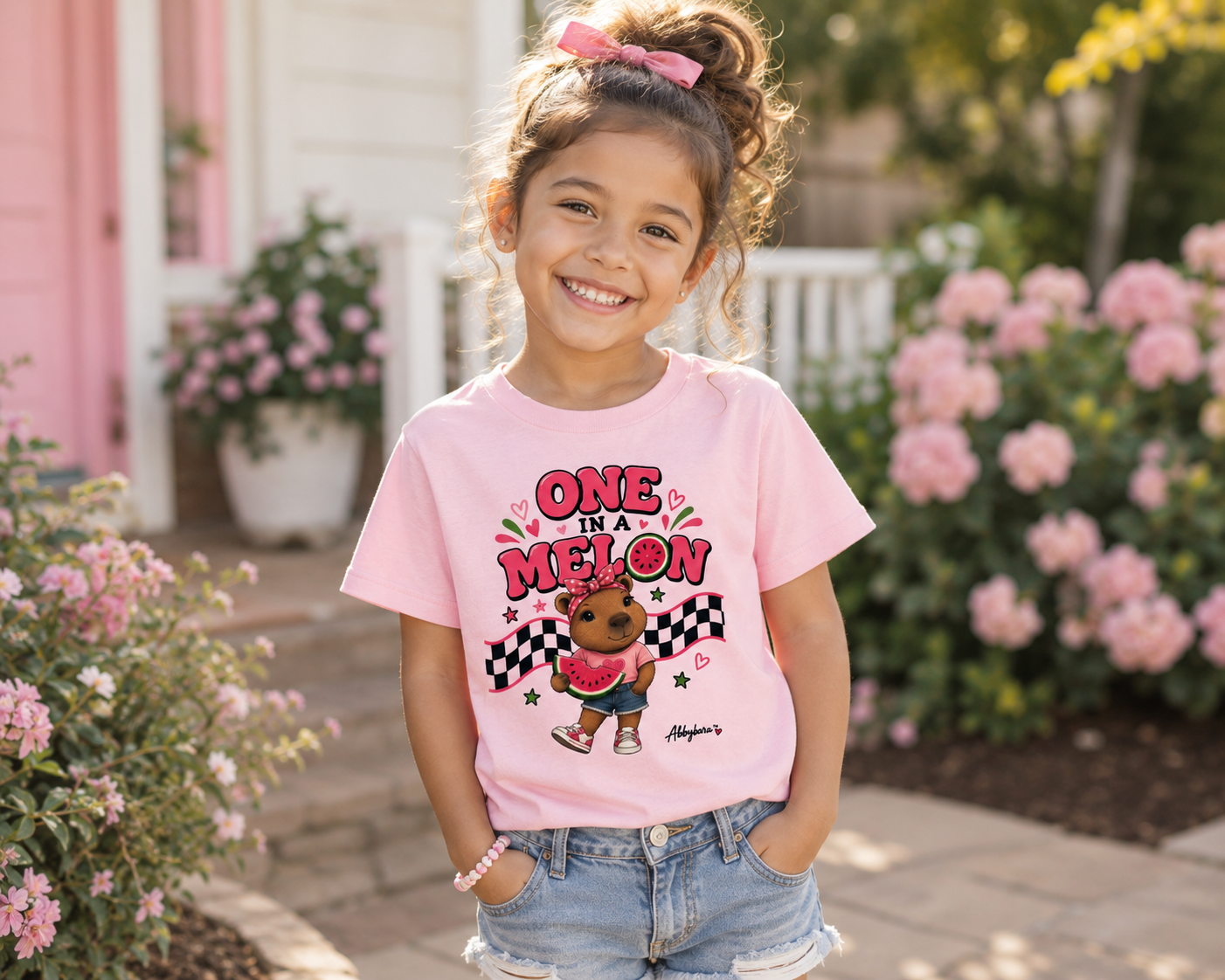 Abbybara — "One in a Melon" Watermelon Tee