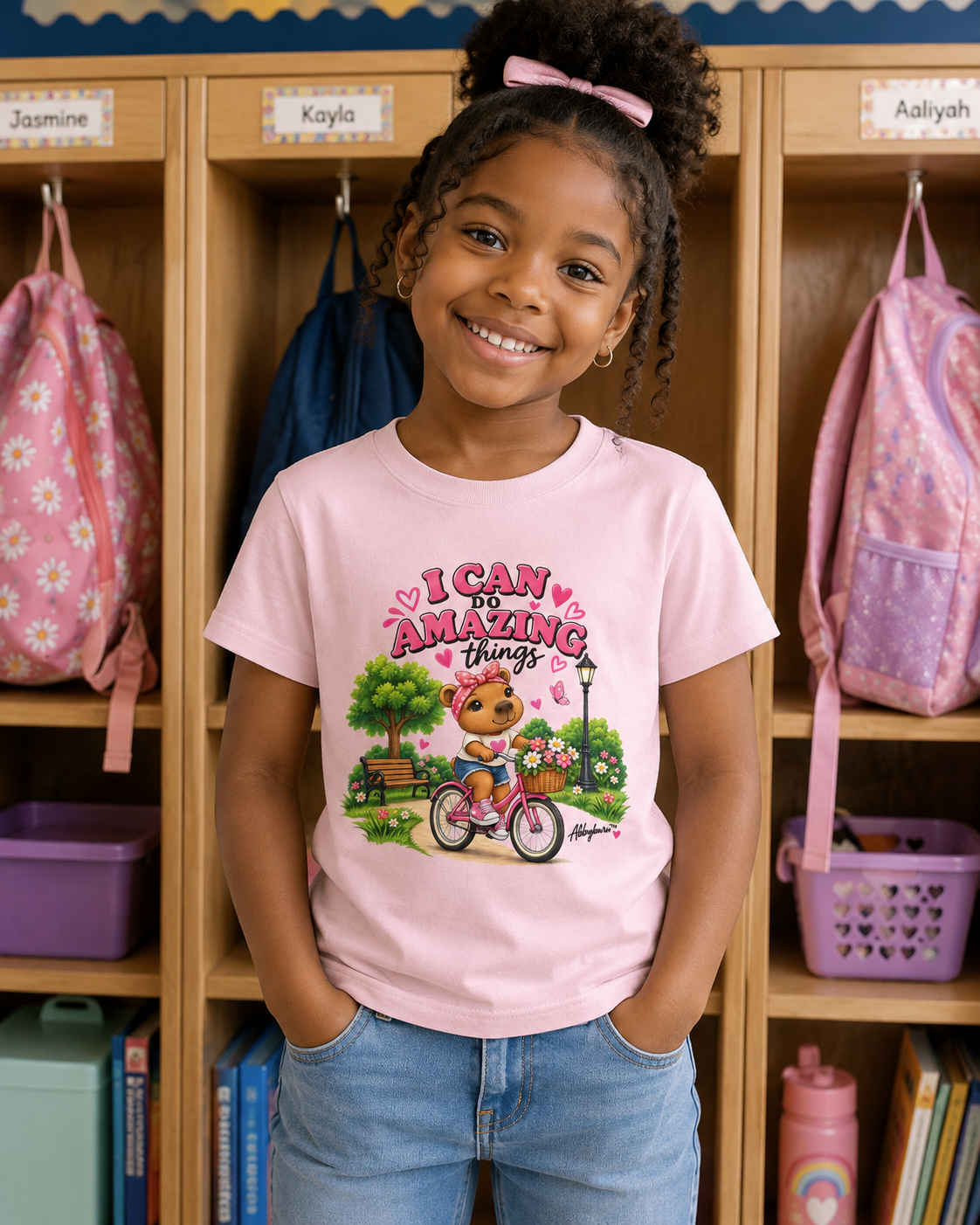 Abbybara™ “I Can Do Amazing Things” Girls’ T-Shirt