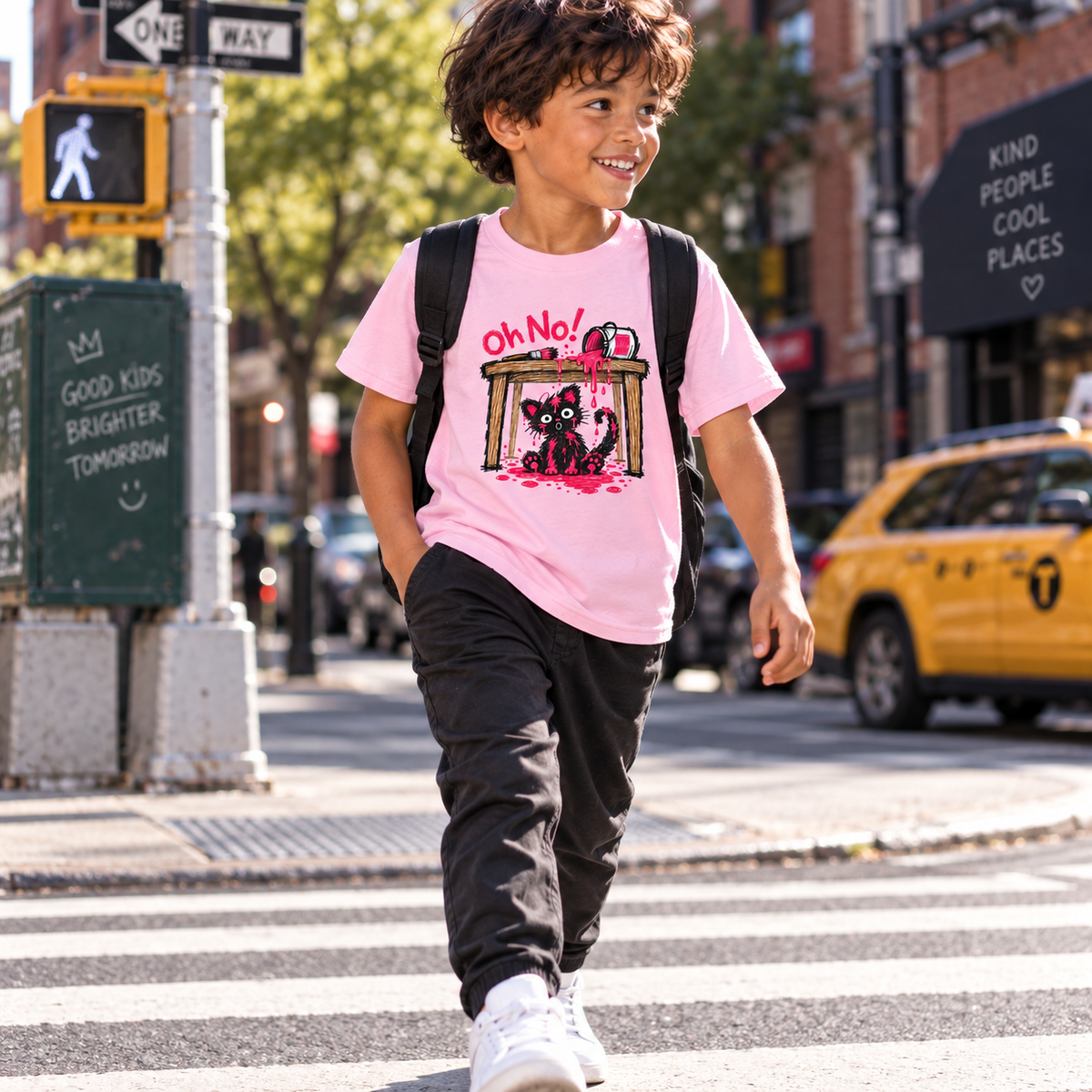 Oh No! Paint Cat™ Kids T-Shirt