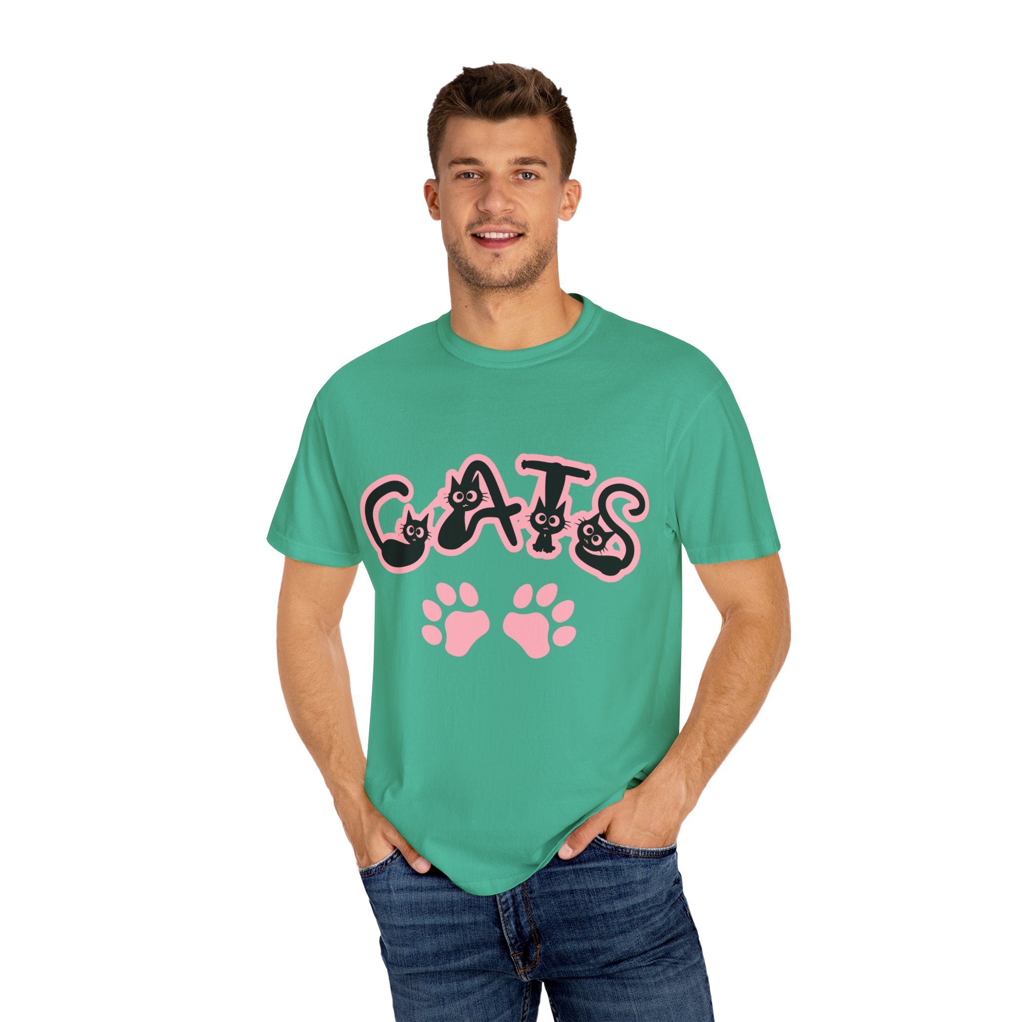 CATS Font Design Tee