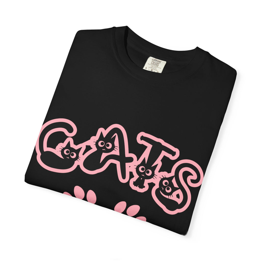 CATS Font Design Tee