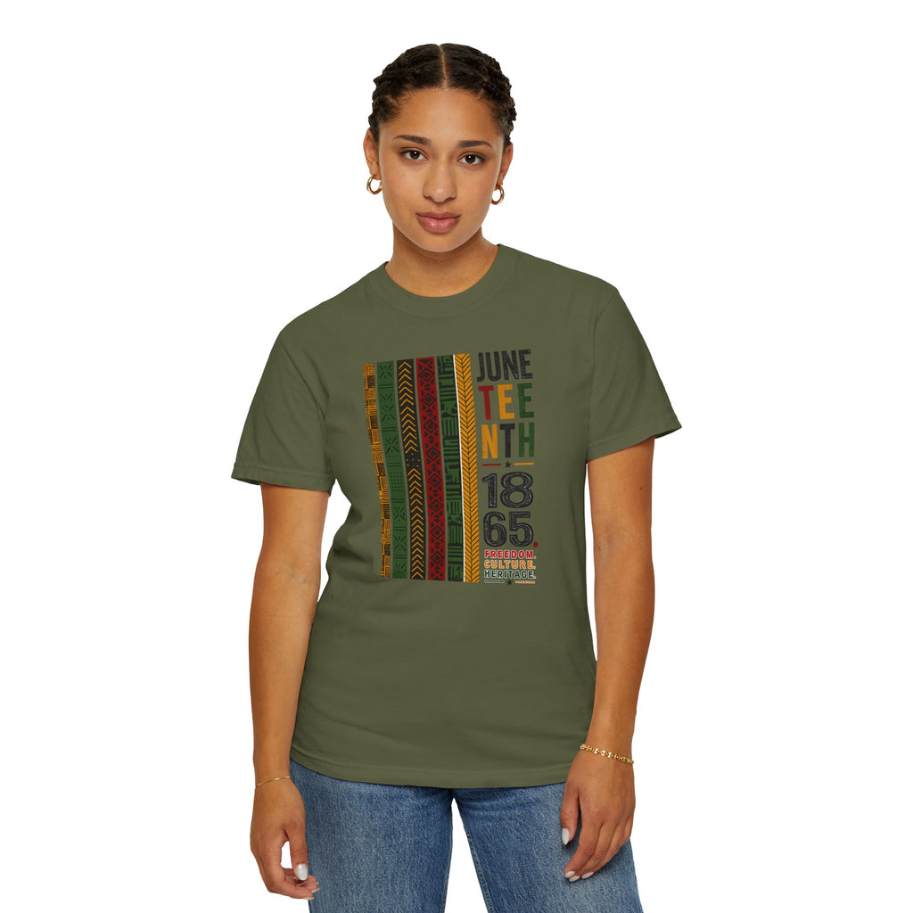 Juneteenth Heritage Stripes Tee