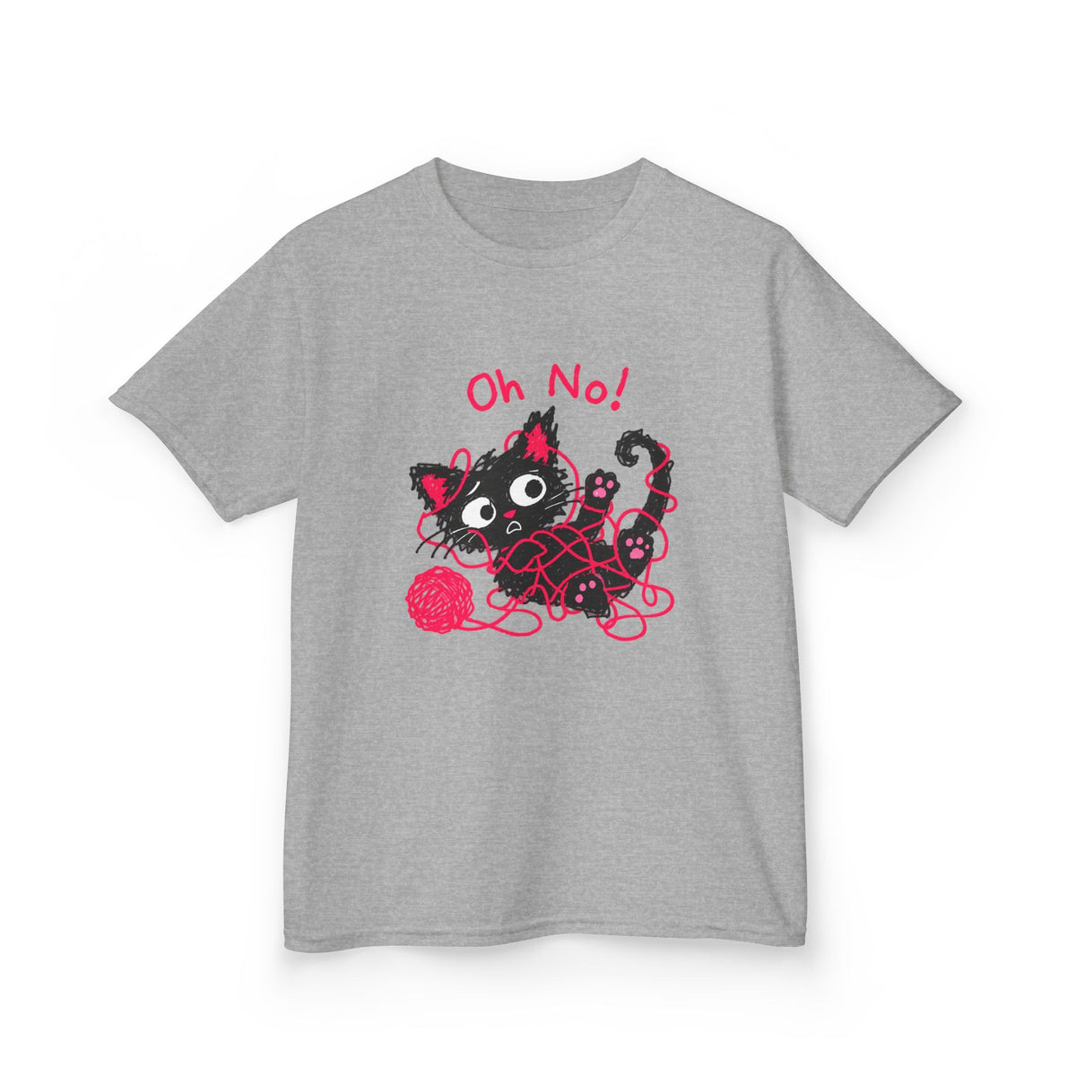Oh No! Tangled Kitten™ | Kids Graphic Tee