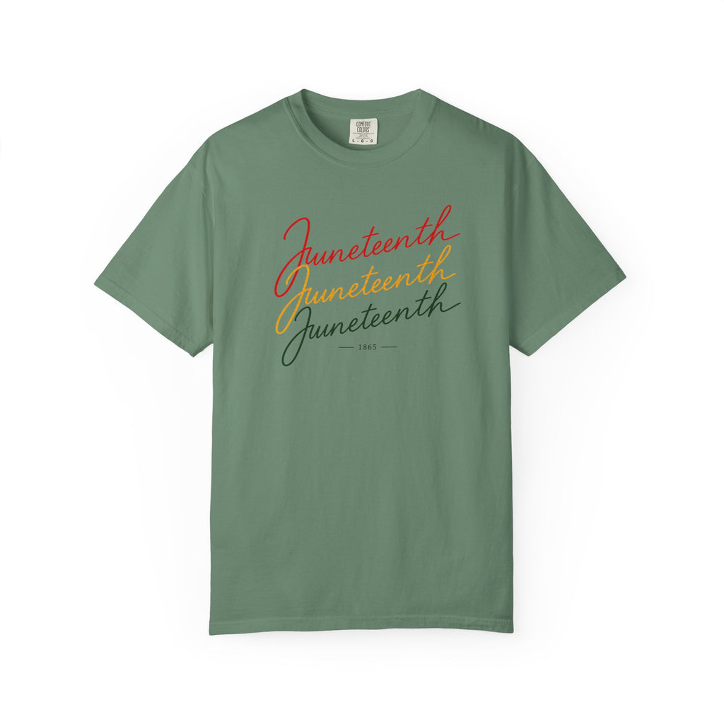 Juneteenth Script T-Shirt — Juneteenth Celebration Tee