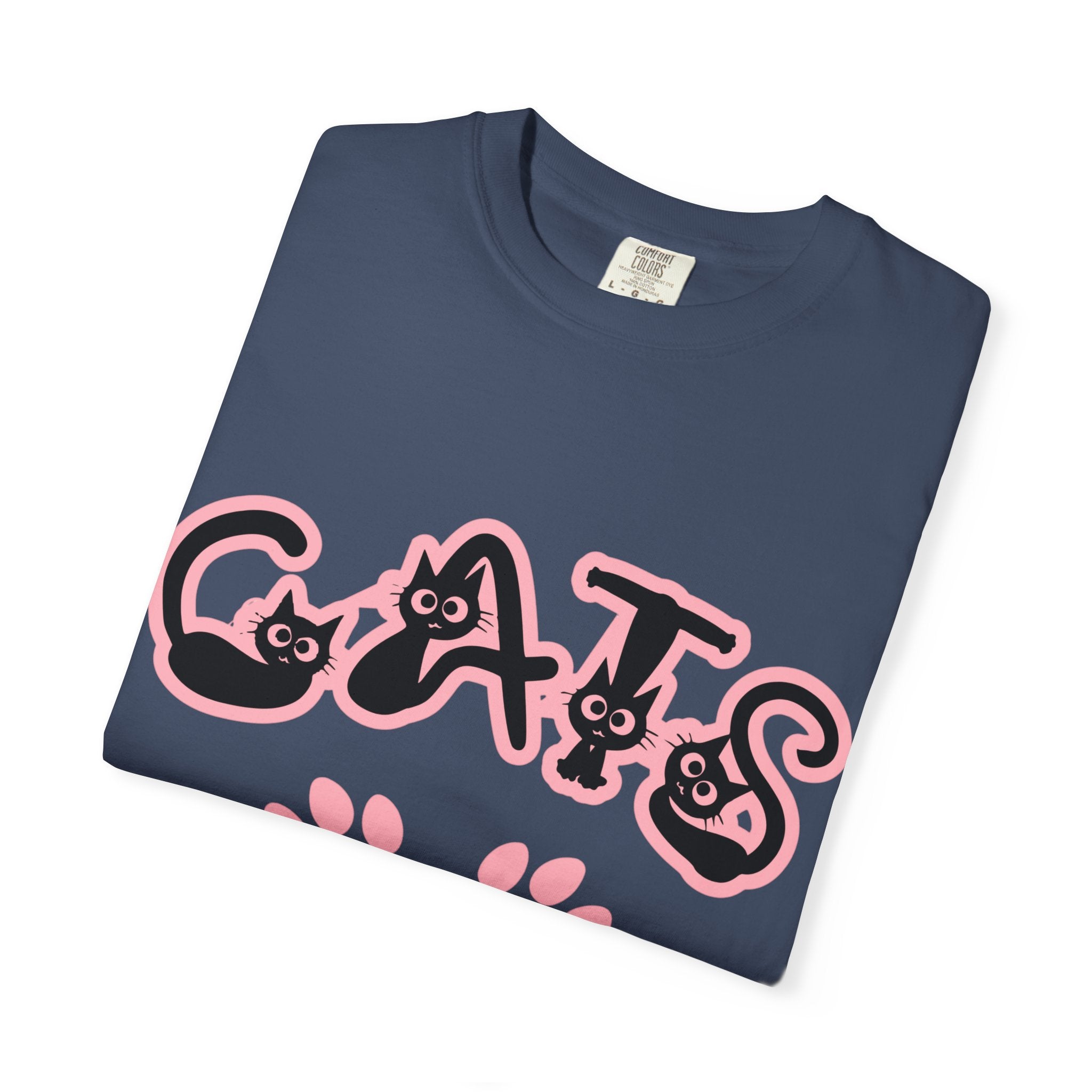CATS Font Design Tee