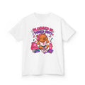 Abbybara™ “Plugged In, Tuned Out” Girls T-Shirt | Cute Capybara School Shirt | Back-to-School Graphic Tee