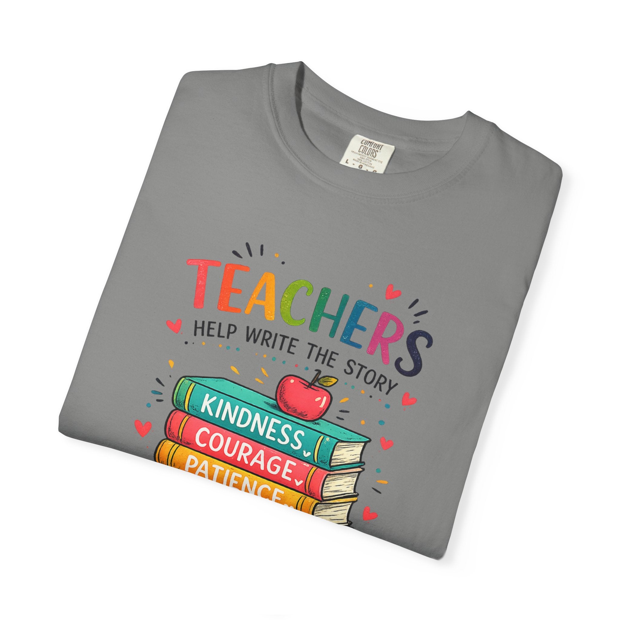 Teachers Help Write the Story Personalized Teacher T-Shirt™ | Custom Name Back | Premium Teacher Gift