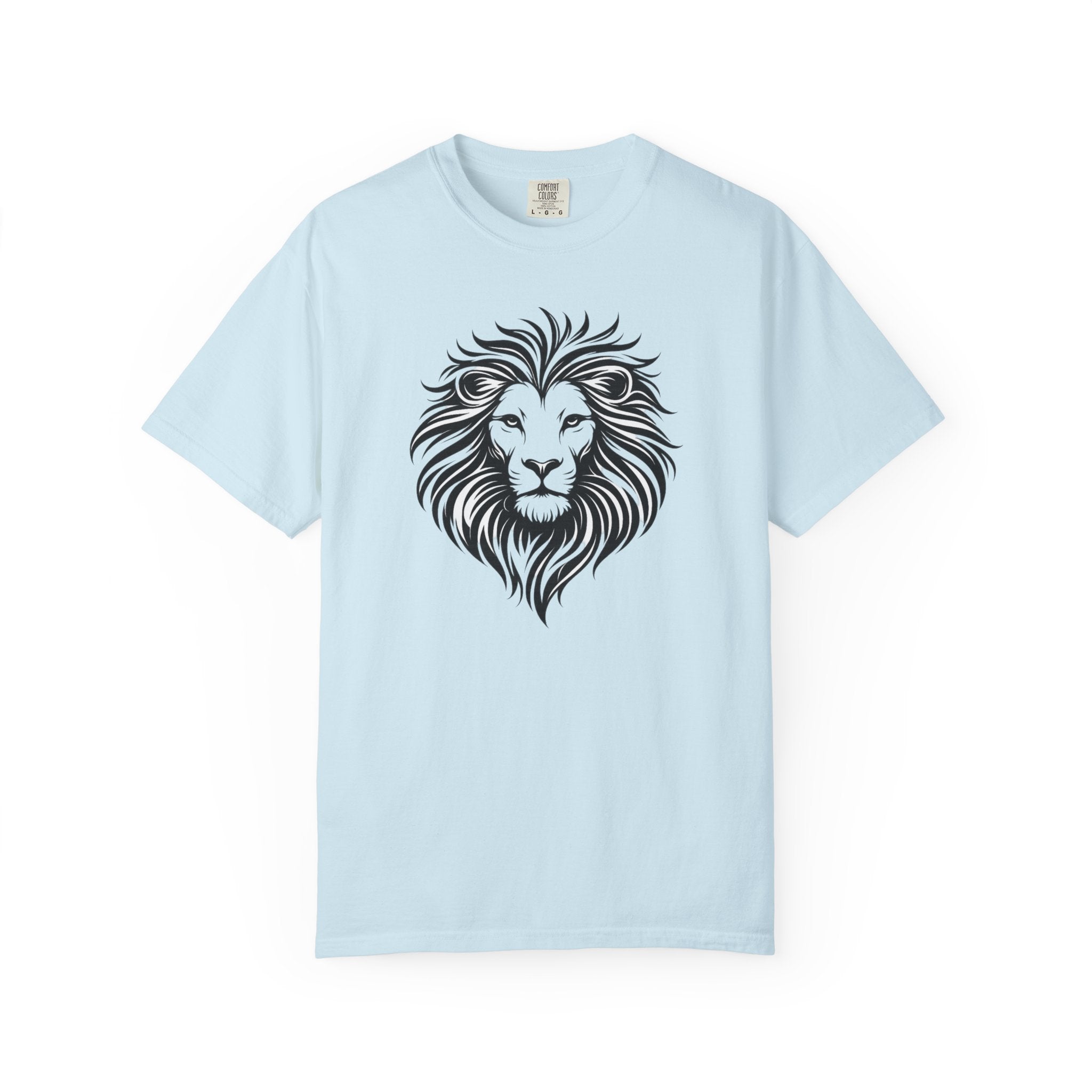 Lion Head Graphic T-Shirt — Bold Tribal Mane Tee for Men & Women