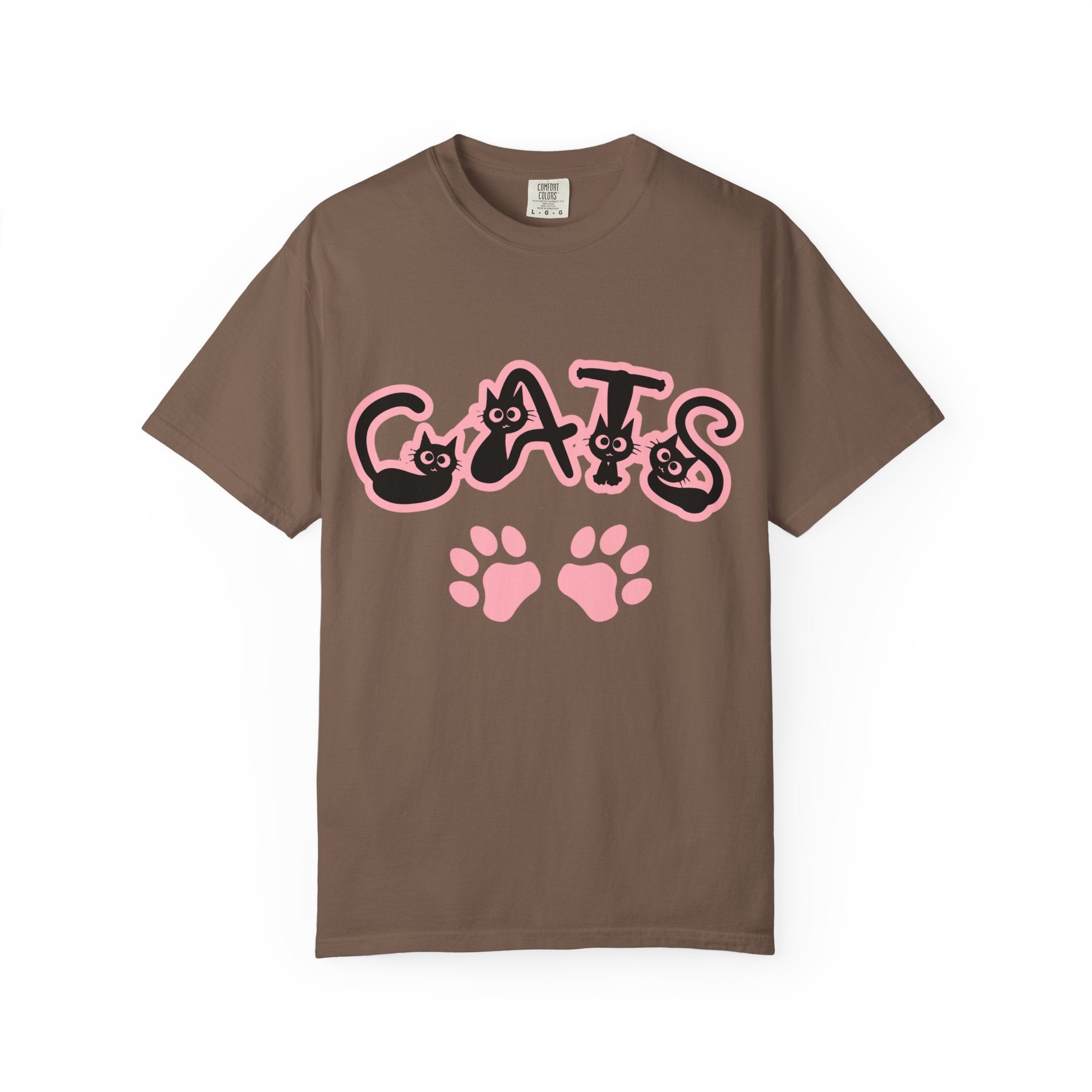 CATS Font Design Tee