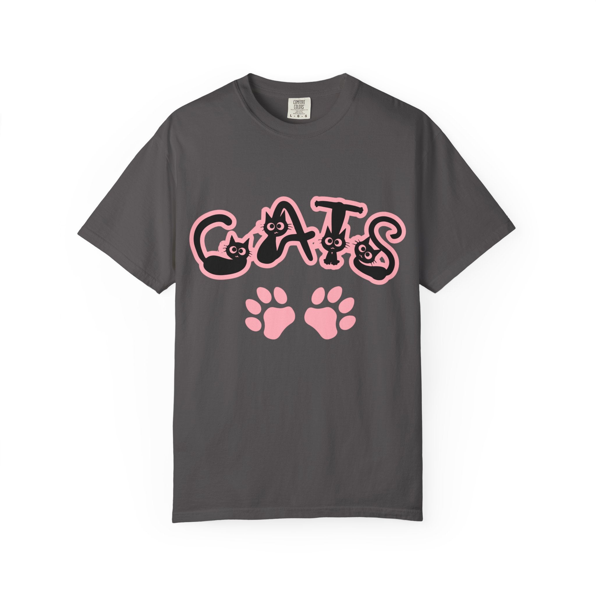 CATS Font Design Tee