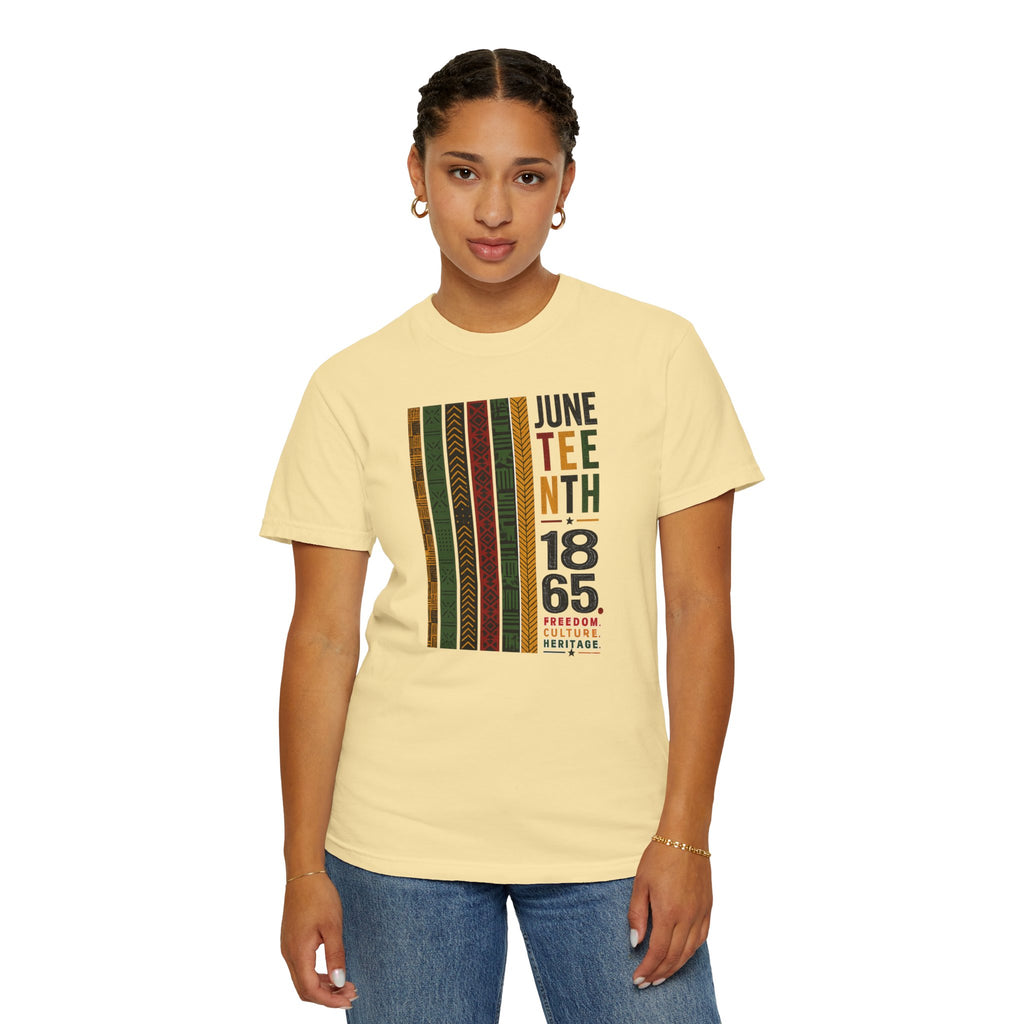 Juneteenth Heritage Stripes Tee