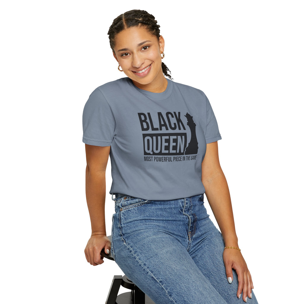Black Queen T-Shirt — "Most Powerful Piece in the Game" Chess-Inspired Tee