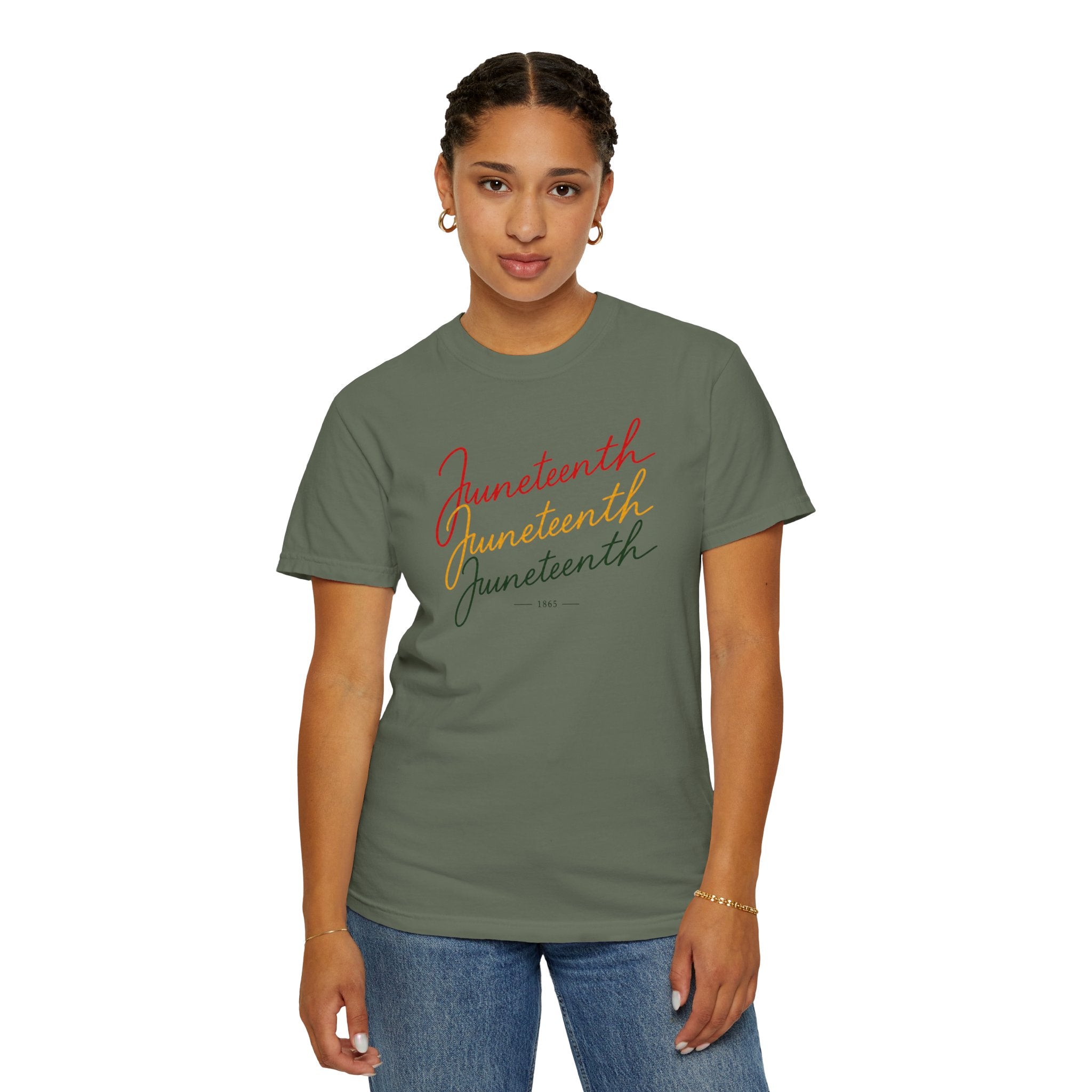 Juneteenth Script T-Shirt — Juneteenth Celebration Tee