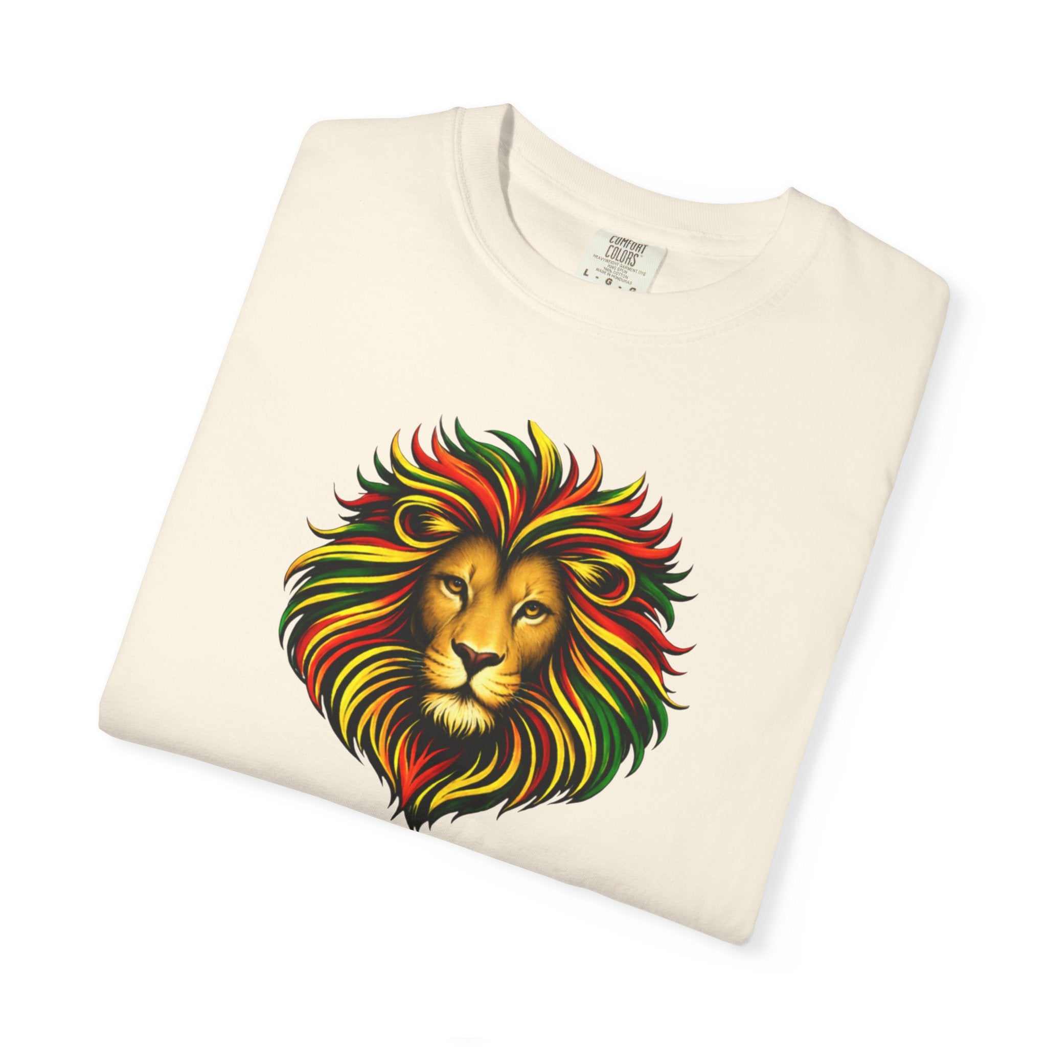 Lion T-Shirt — "The Lion Shows Up Exactly As He Thinks He Is" BLACK COLLECTION
