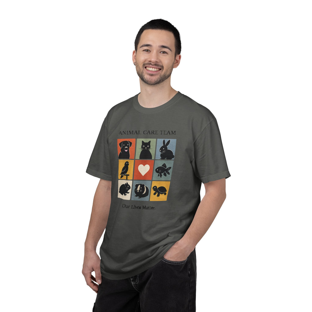 Animal Care Team T-Shirt — 'Our Lives Matter' Pet Rescue Tee