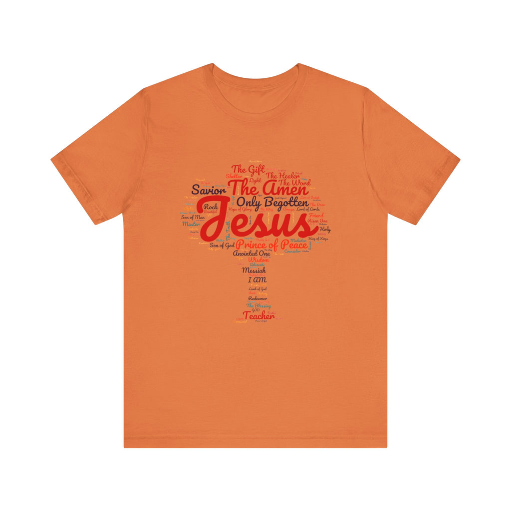 Religious Tee - Names of JESUS Tree Design