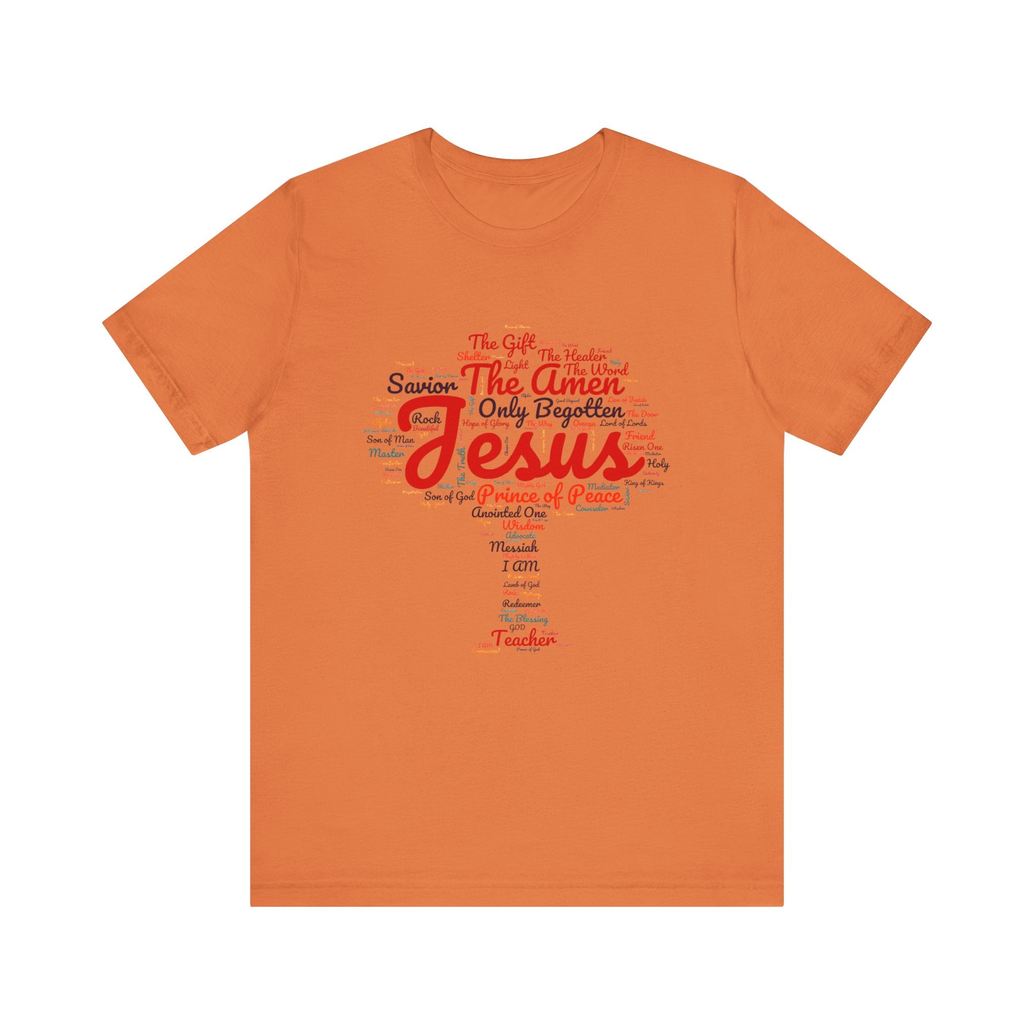 Religious Tee - Names of JESUS Tree Design