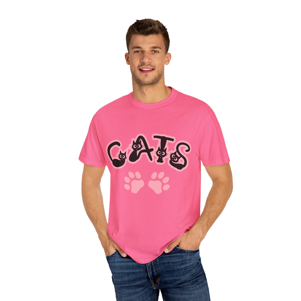 CATS Font Design Tee