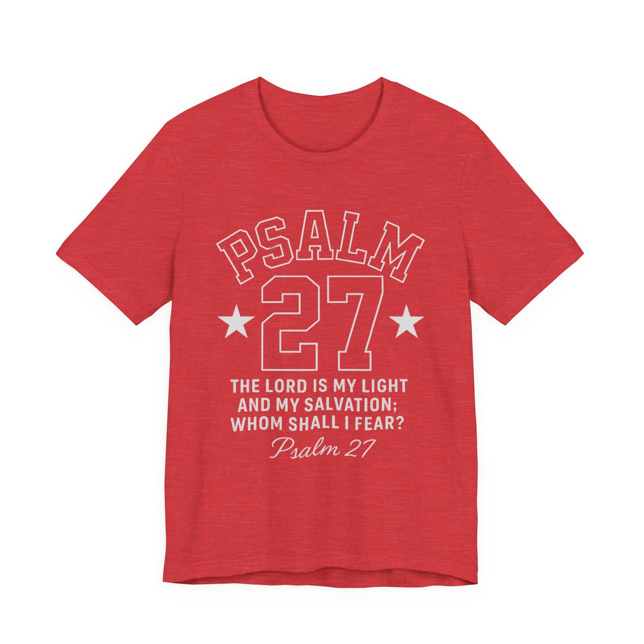PSALM 27 Black Sporty Tee