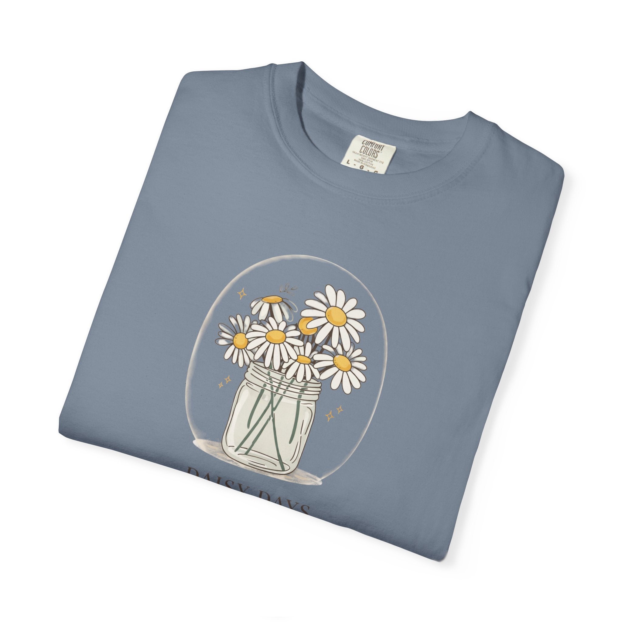 Daisy Days T-Shirt — Mason Jar Daisies Floral Graphic Tee