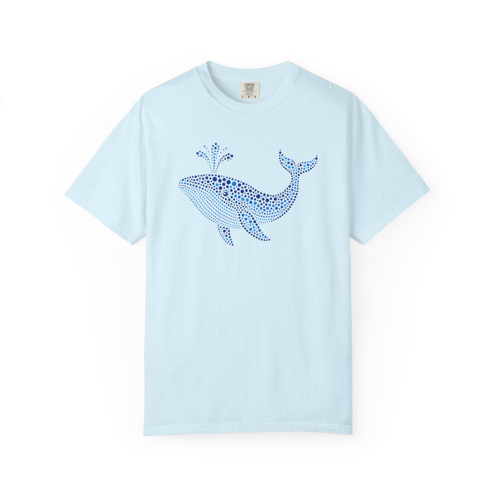 Blue Horizon Whale™ | Coastal Summer Graphic Tee