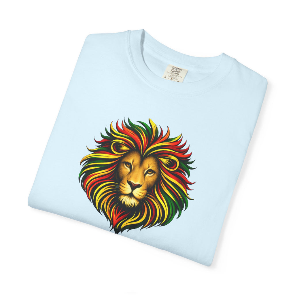 Lion T-Shirt — "The Lion Shows Up Exactly As He Thinks He Is" BLACK COLLECTION