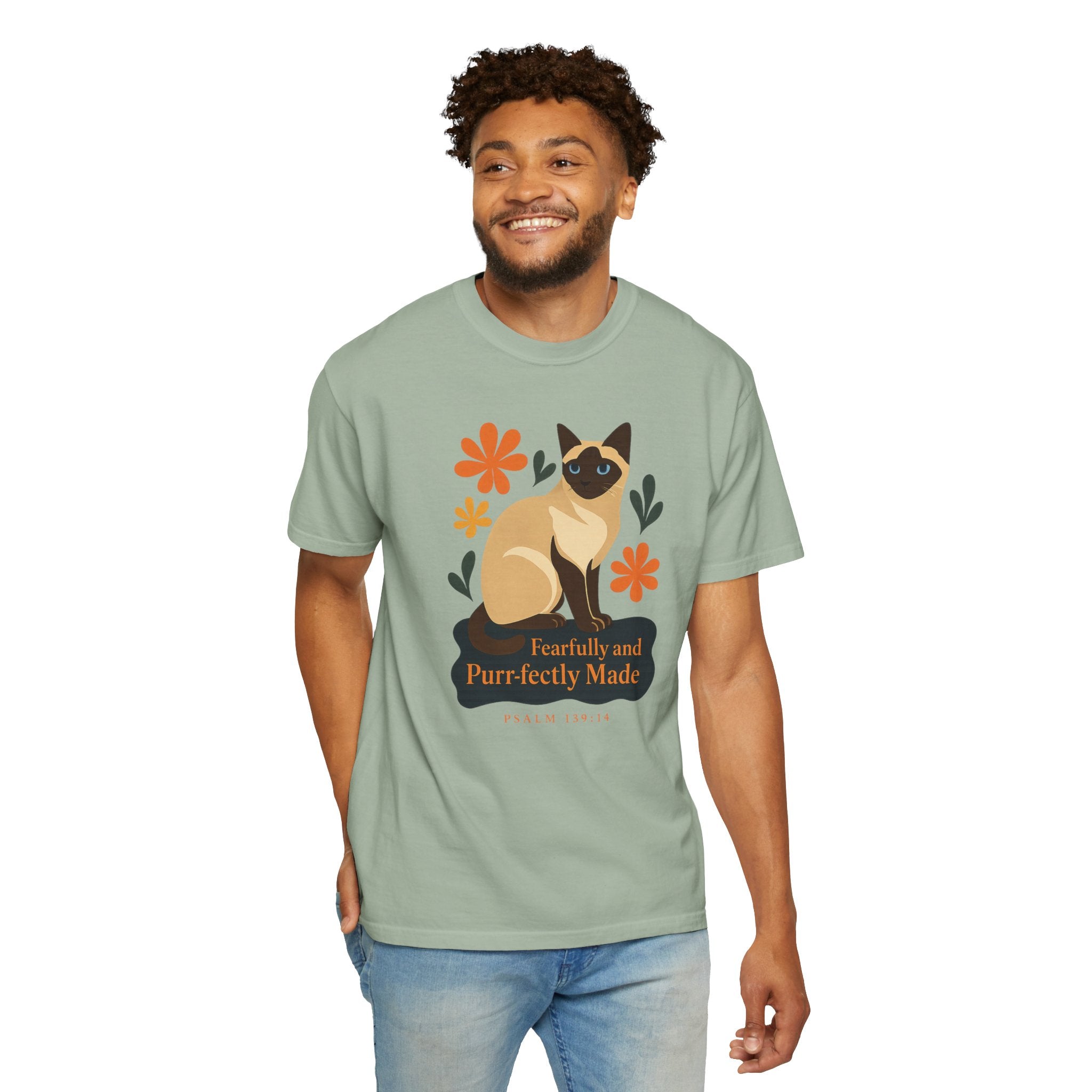 Fearfully and Purr-fectly Made™ Siamese Cat Tee