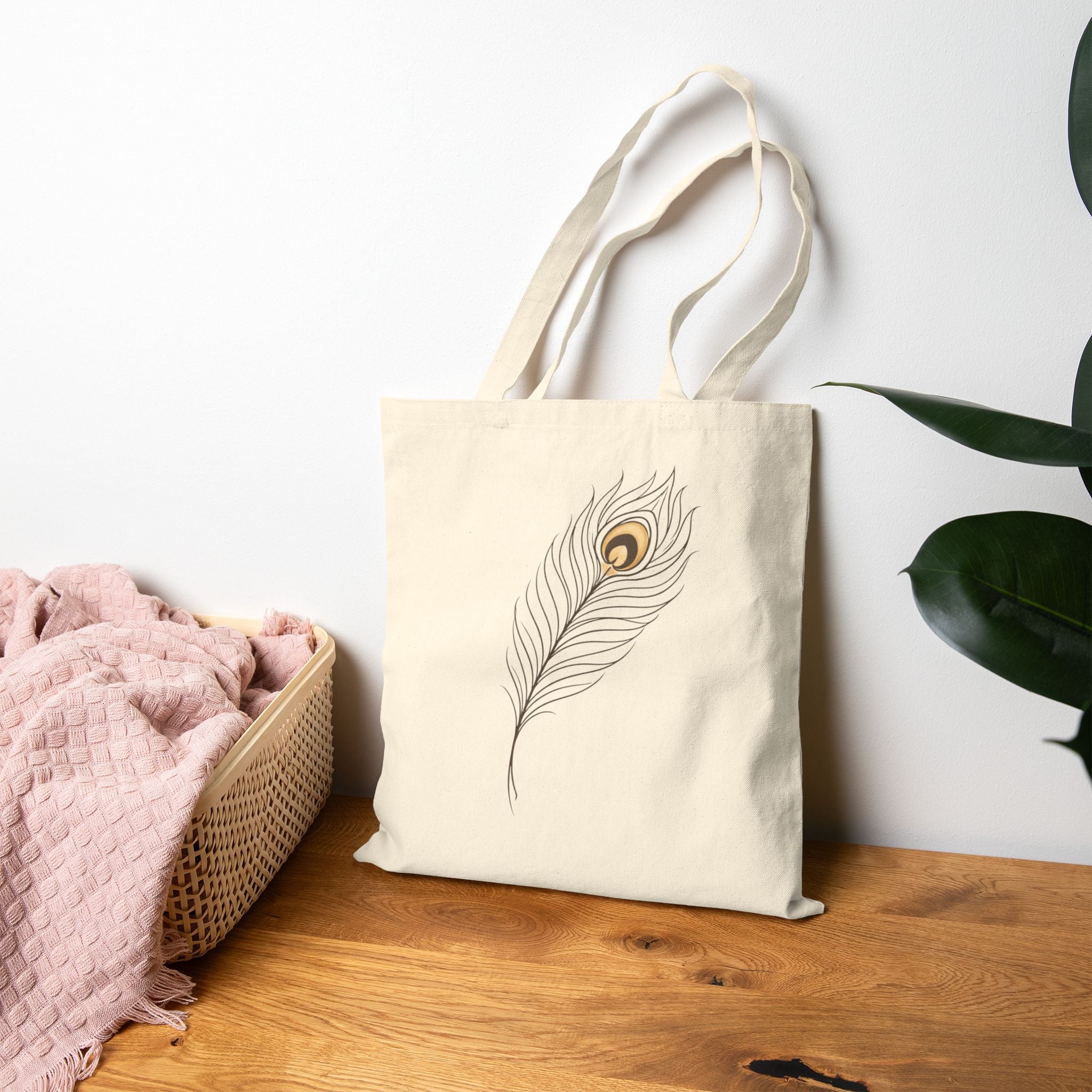 Golden Feater Tote Bag