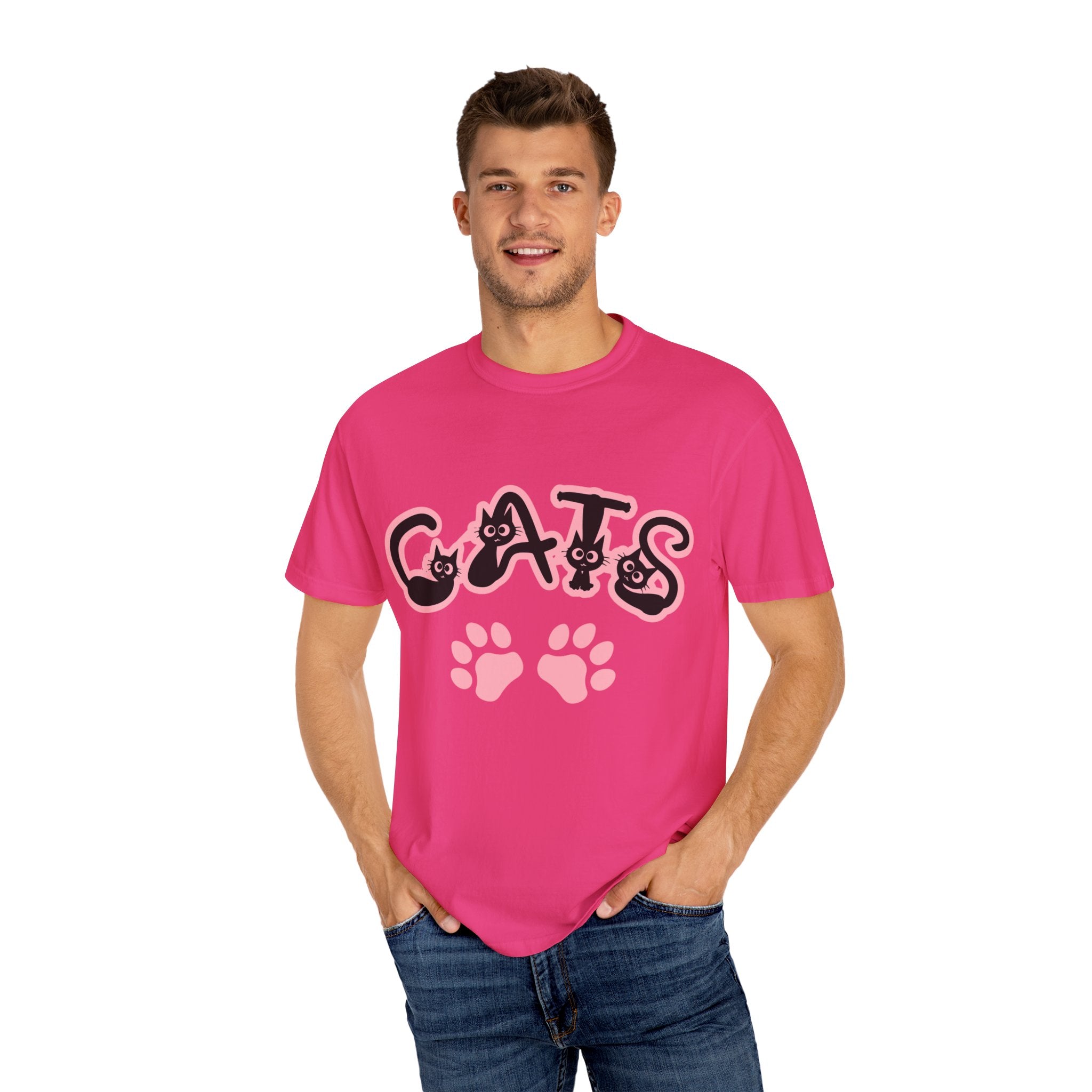 CATS Font Design Tee