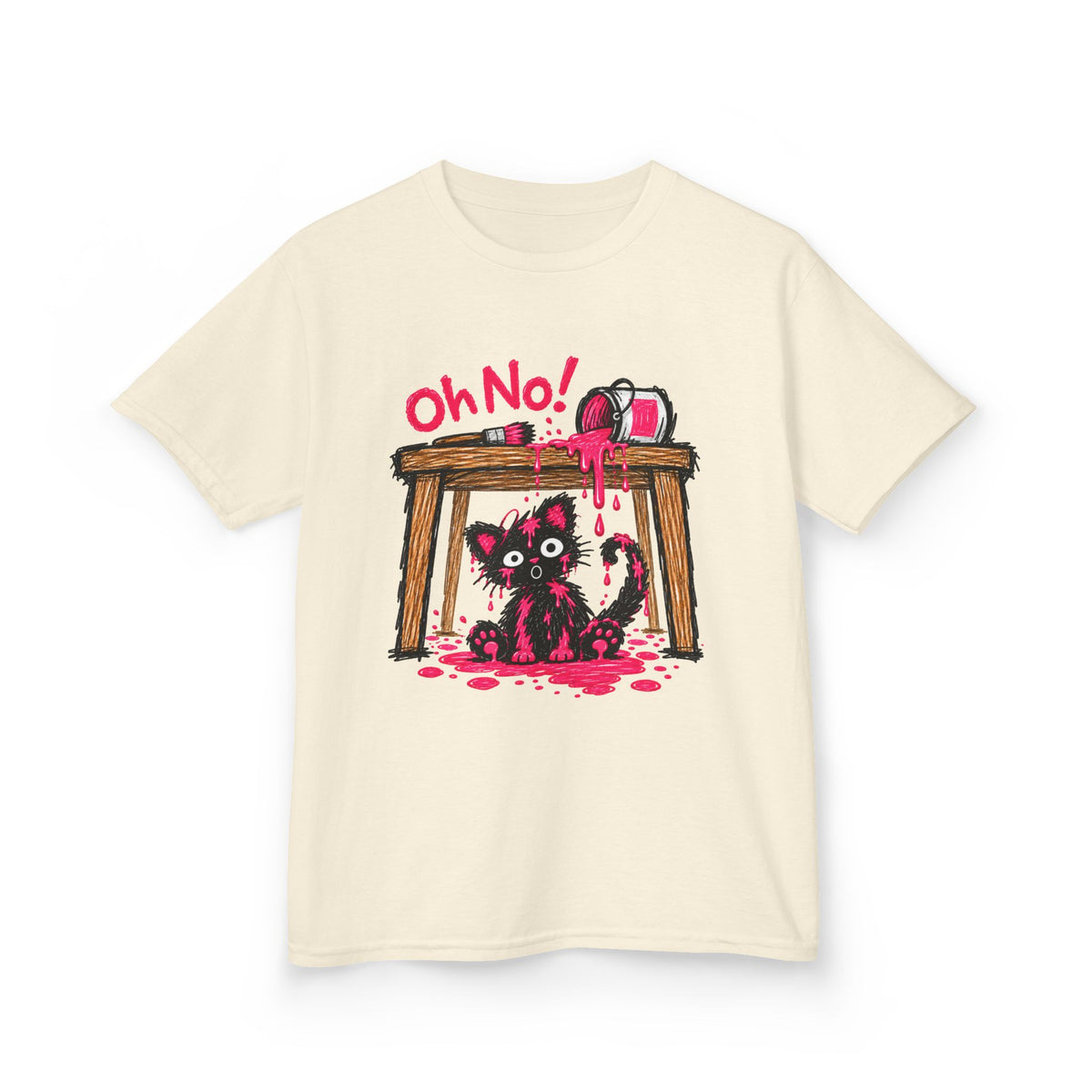 Oh No! Paint Cat™ Kids T-Shirt