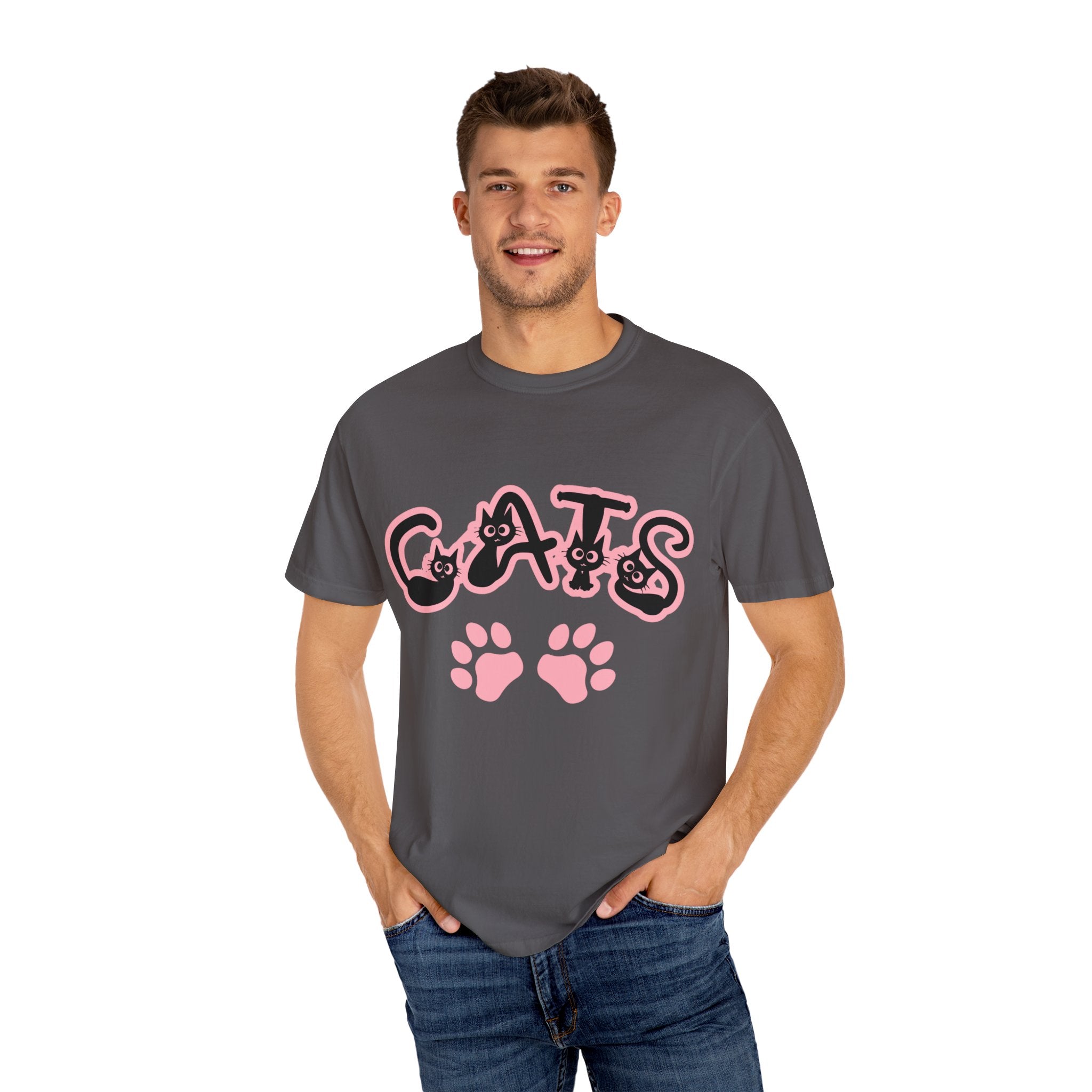 CATS Font Design Tee