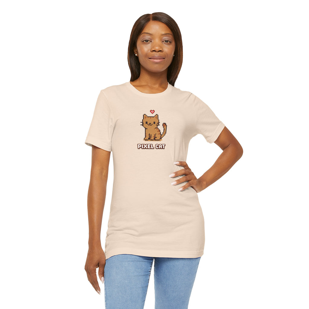 Pixel Cat T‑Shirt — Retro 8‑Bit Kitty Graphic Tee