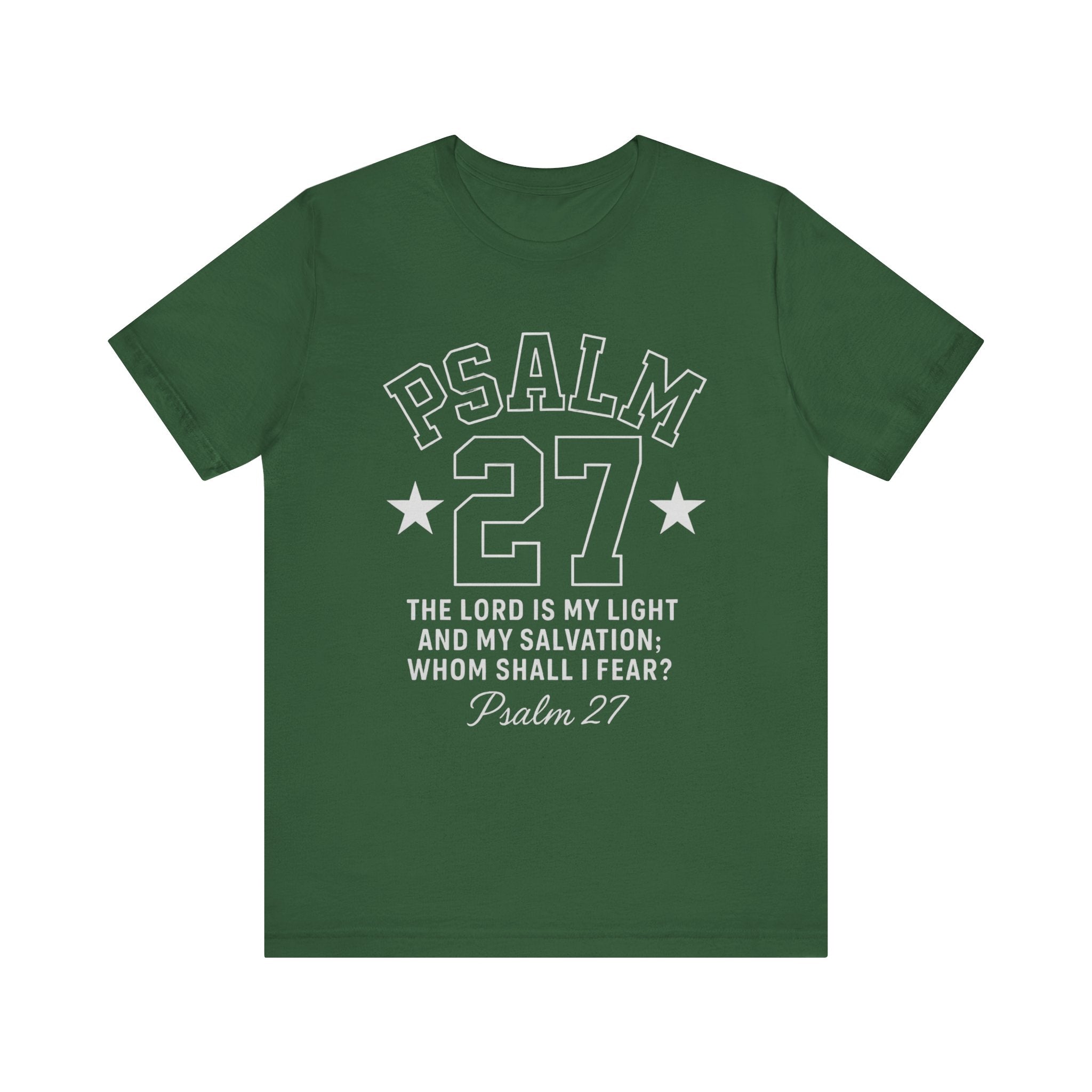 PSALM 27 Black Sporty Tee