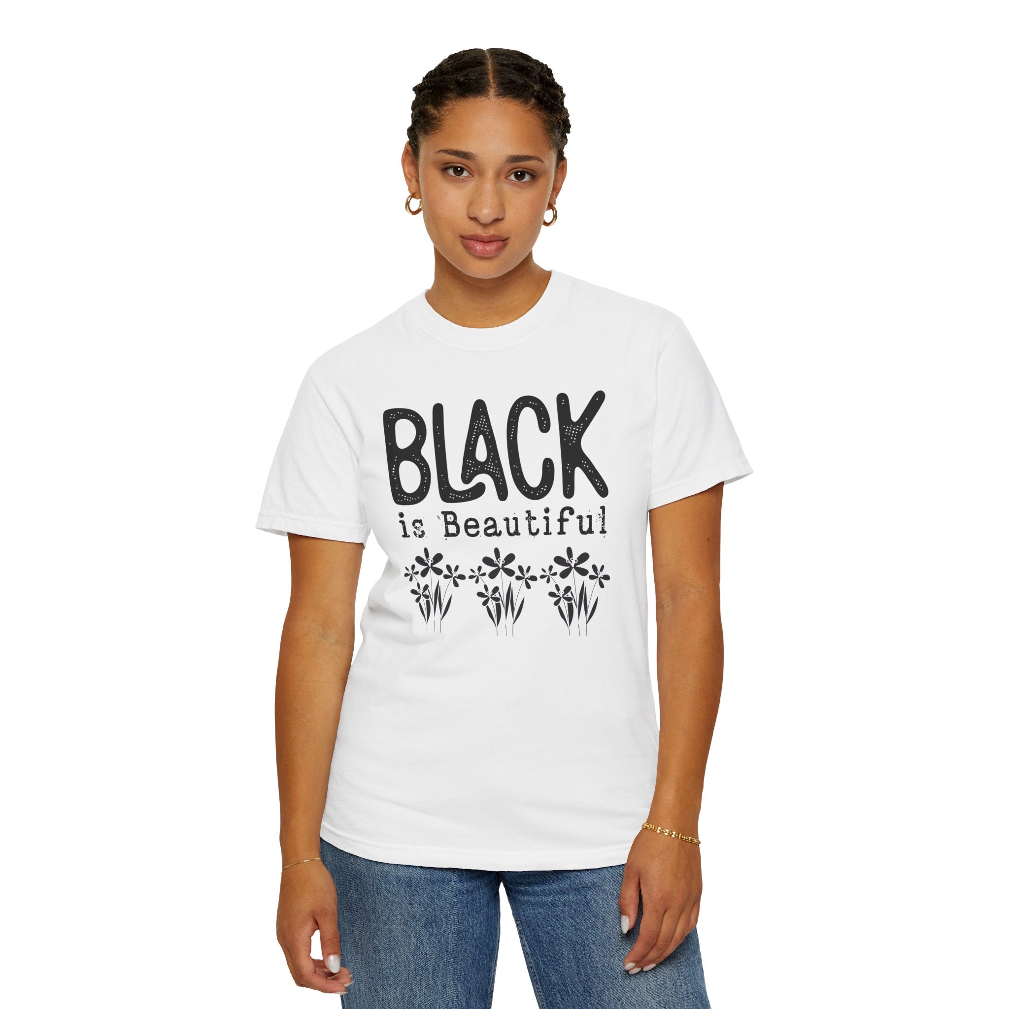Black Is Beautiful Floral T-Shirt