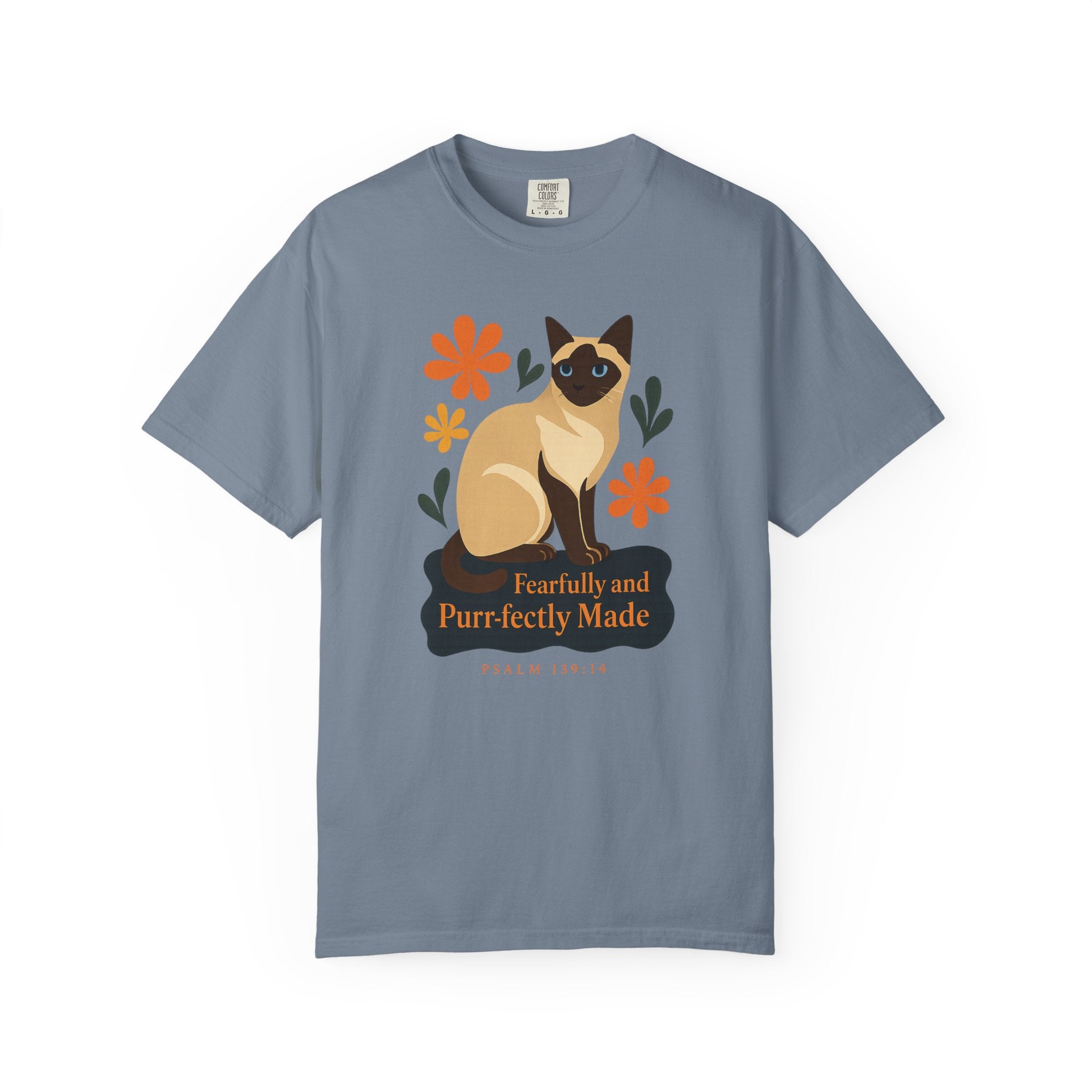 Fearfully and Purr-fectly Made™ Siamese Cat Tee