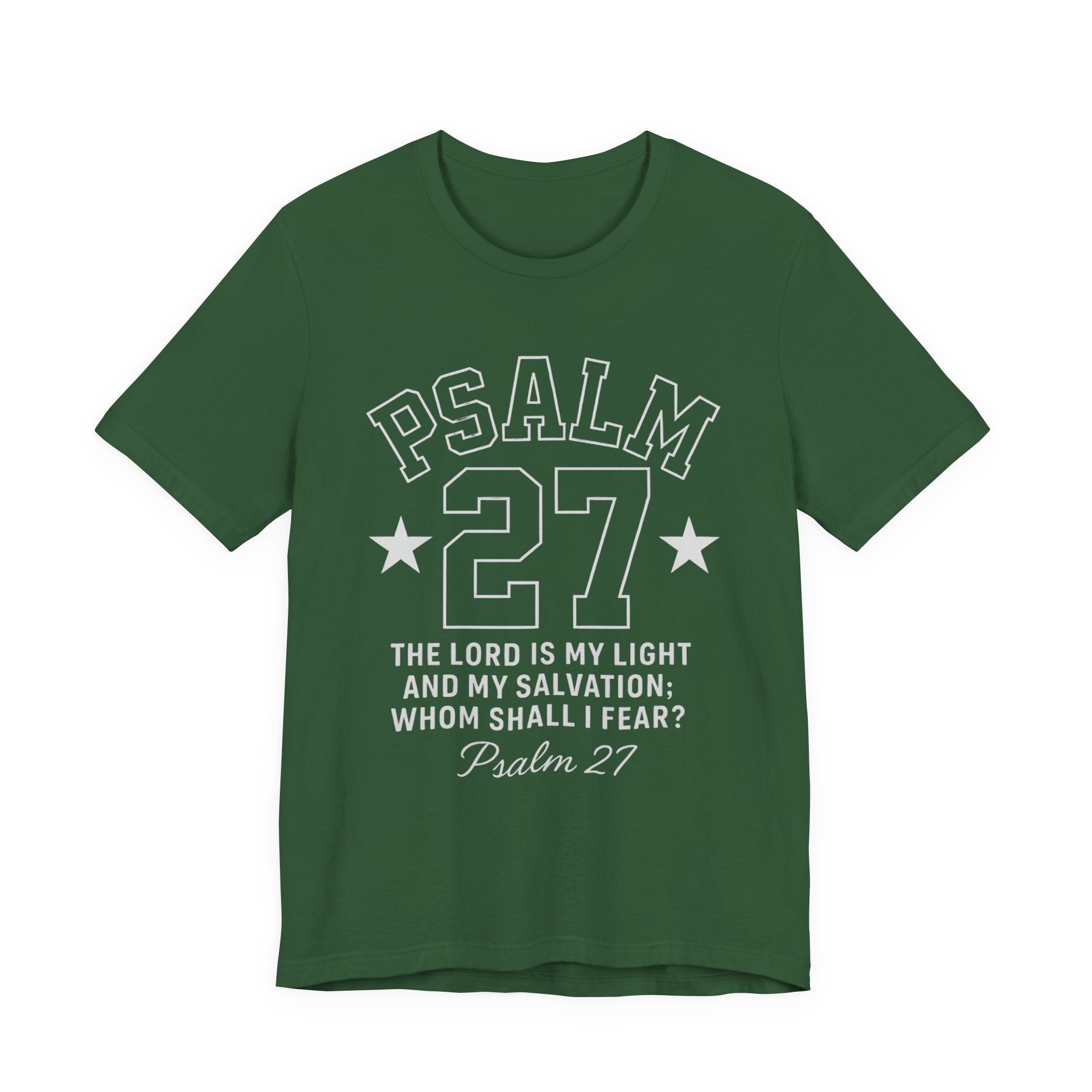 PSALM 27 Black Sporty Tee
