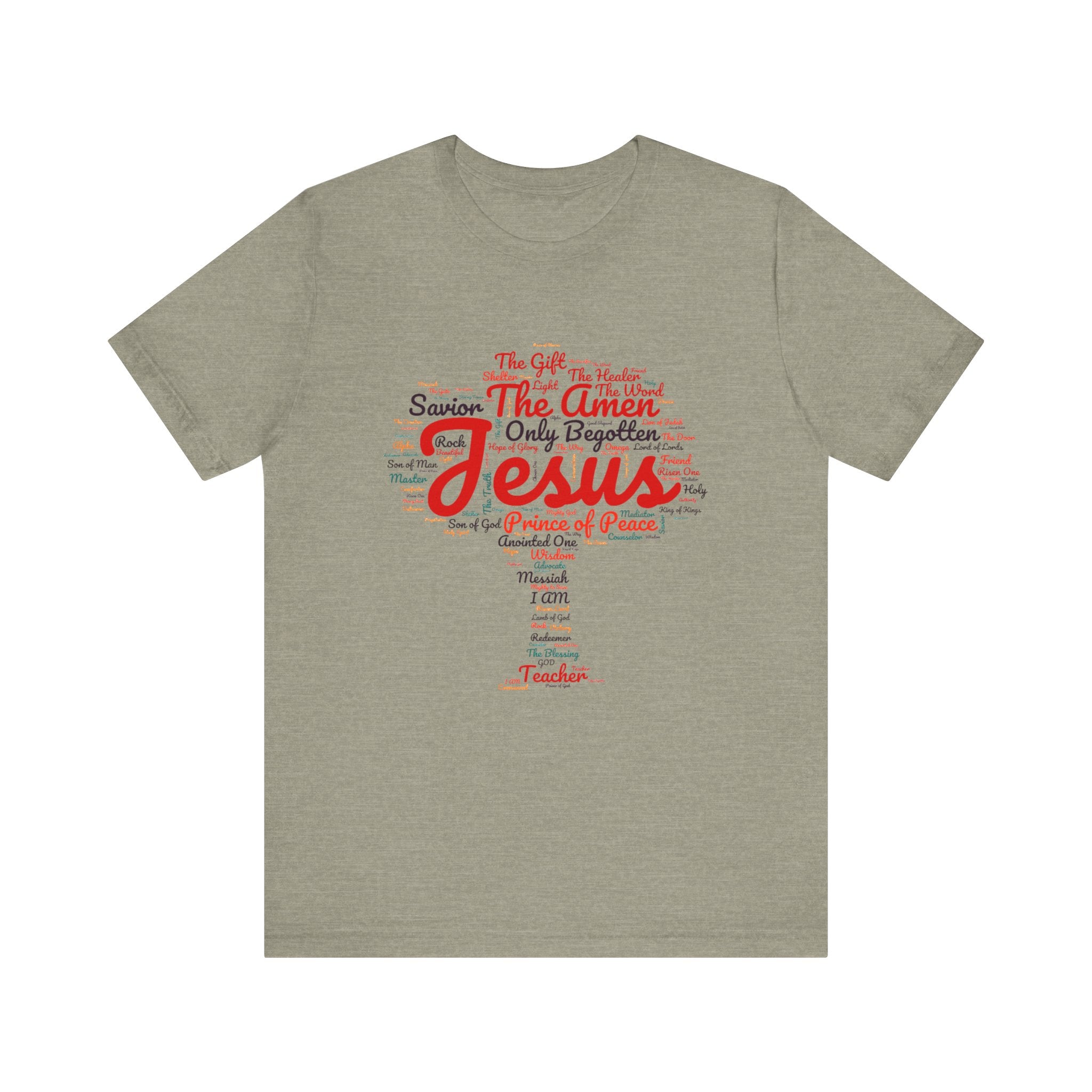 Religious Tee - Names of JESUS Tree Design