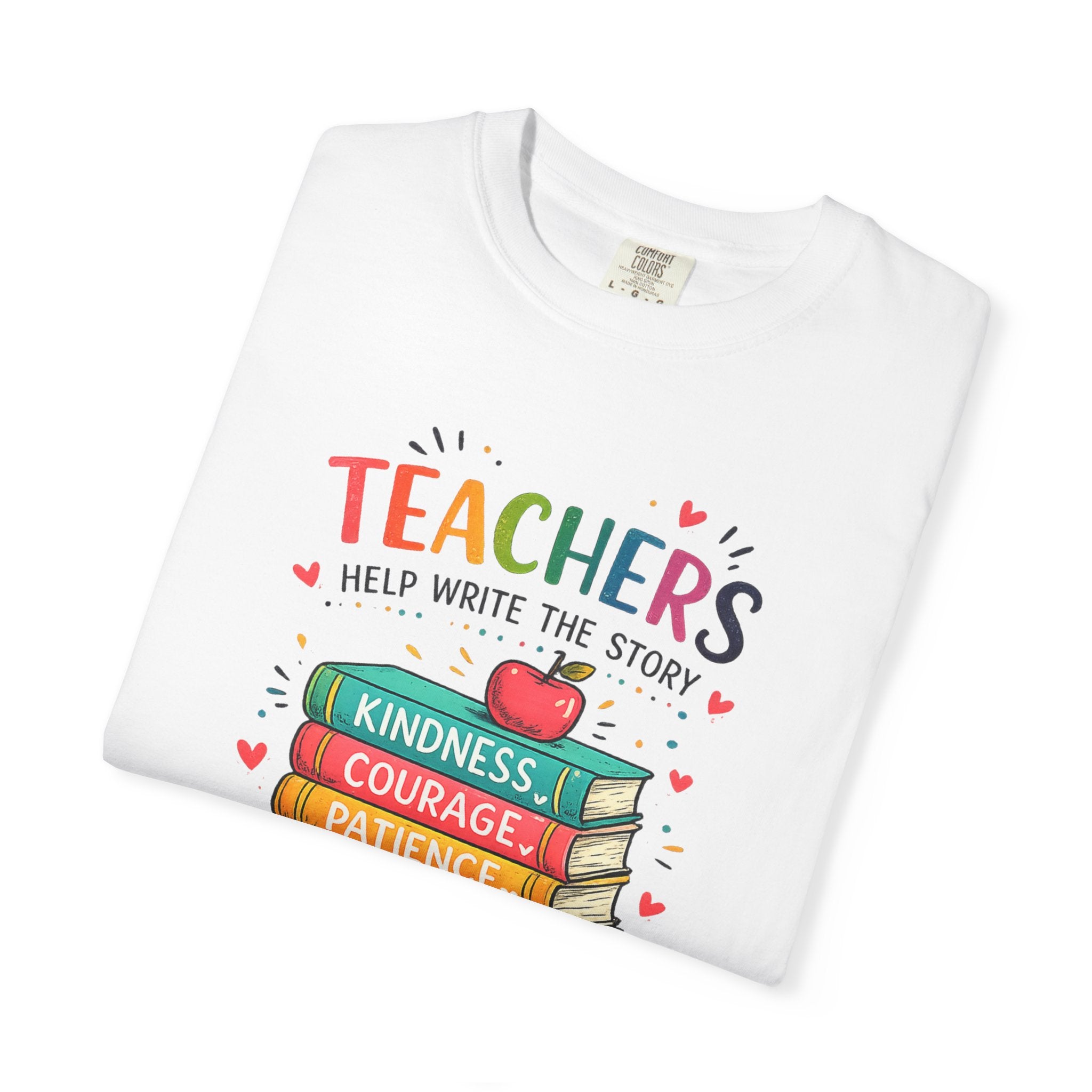 Teachers Help Write the Story Personalized Teacher T-Shirt™ | Custom Name Back | Premium Teacher Gift